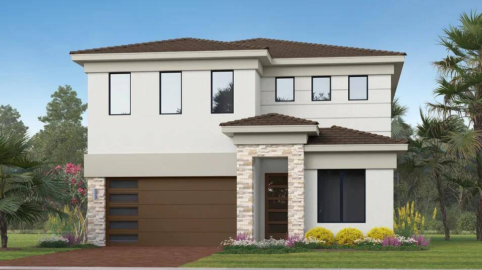 This new two story home is ready for modern lifestyles.