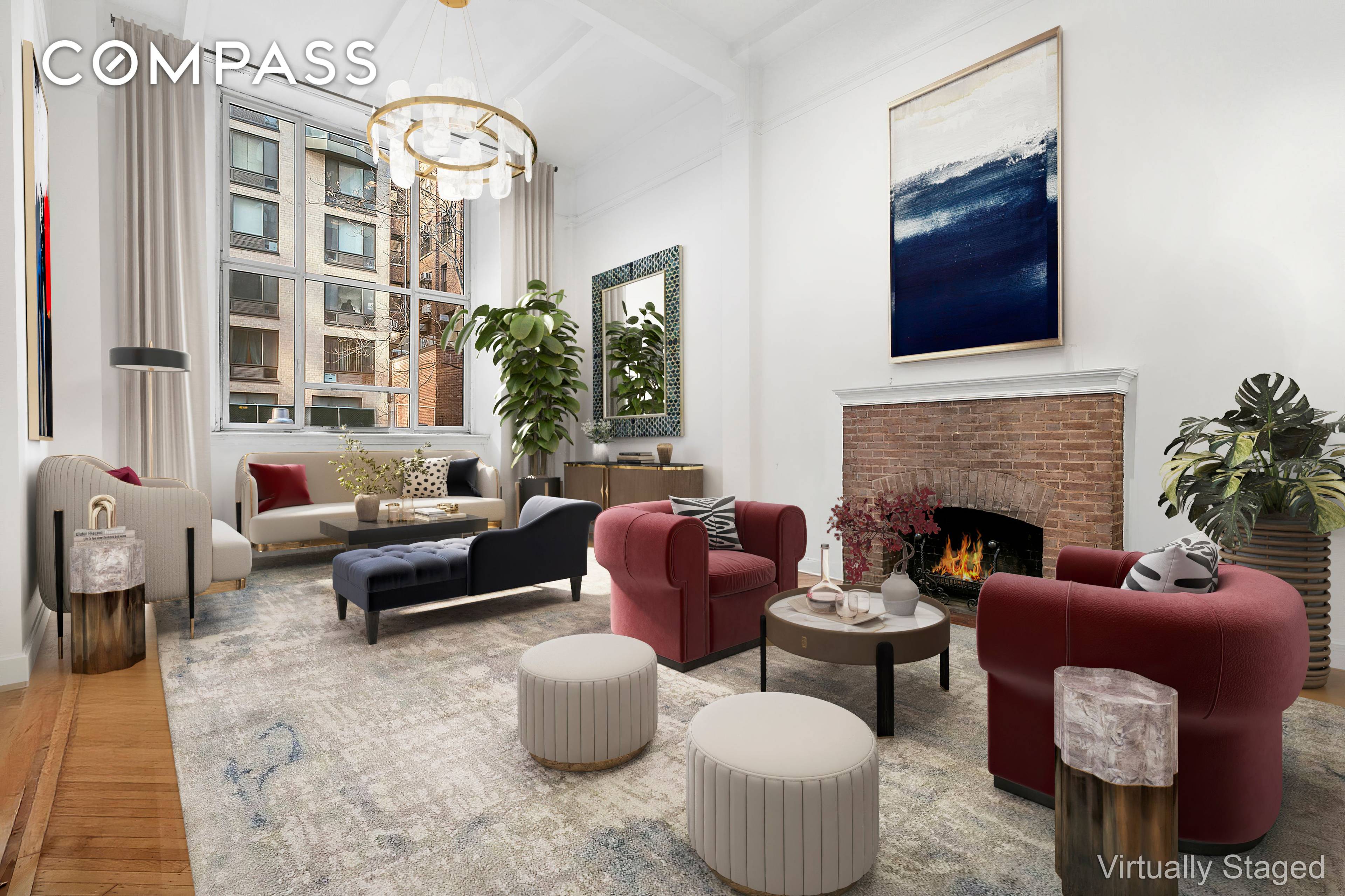 Iconic Artists Duplex at The Atelier 3BR, Double Height Ceilings ALL PHOTOS HAVE BEEN VIRTUALLY STAGED.