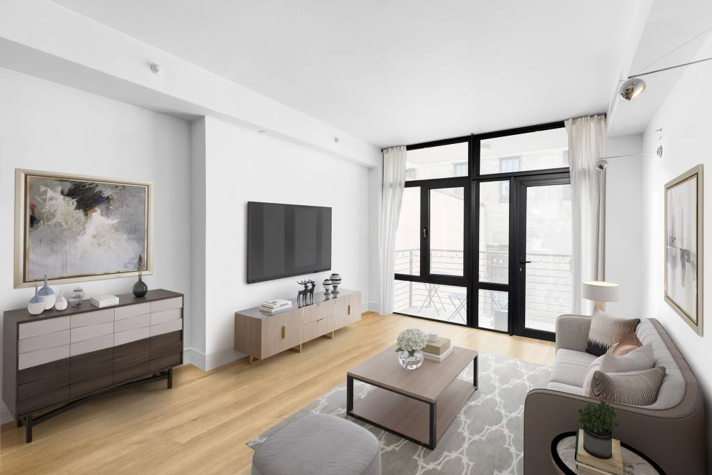 Limited time discount on the unitUnit virtually staged A modern, luxury 2 bedroom condominium, nestled in the highly sought after Vinegar Hill, unit 4B is the perfect blend of modern ...