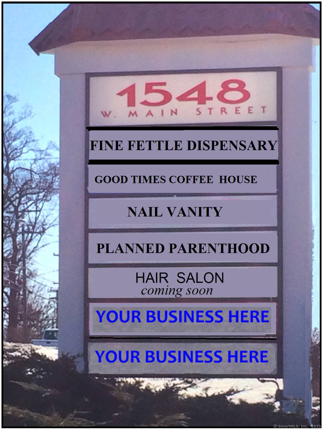 14, 027 SF centrally located retail office building on Route 32 W.