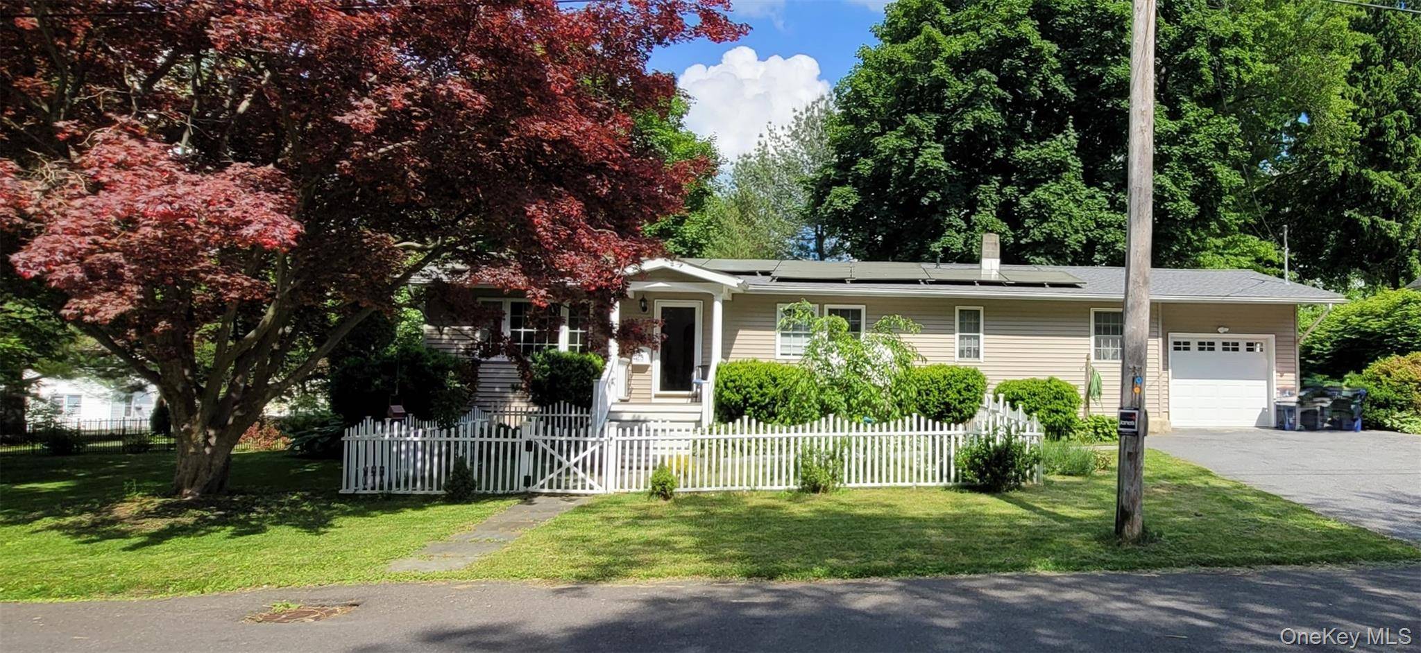 Charming Furnished Ranch located in the Village of Rhinebeck is available for a Winter Rental in December, January, February and March.