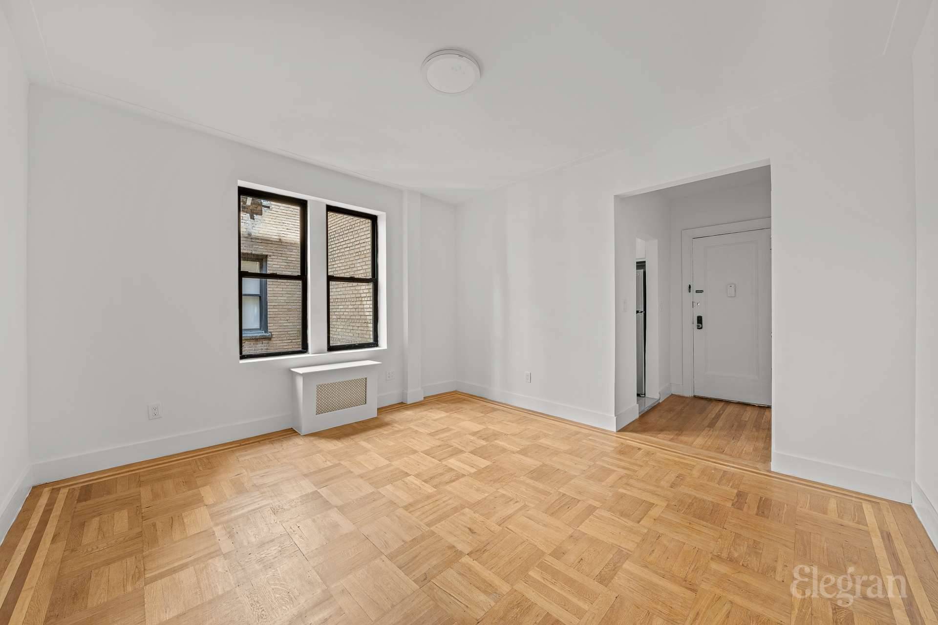 This beautifully renovated one bedroom apartment offers a spacious layout designed for comfortable living.