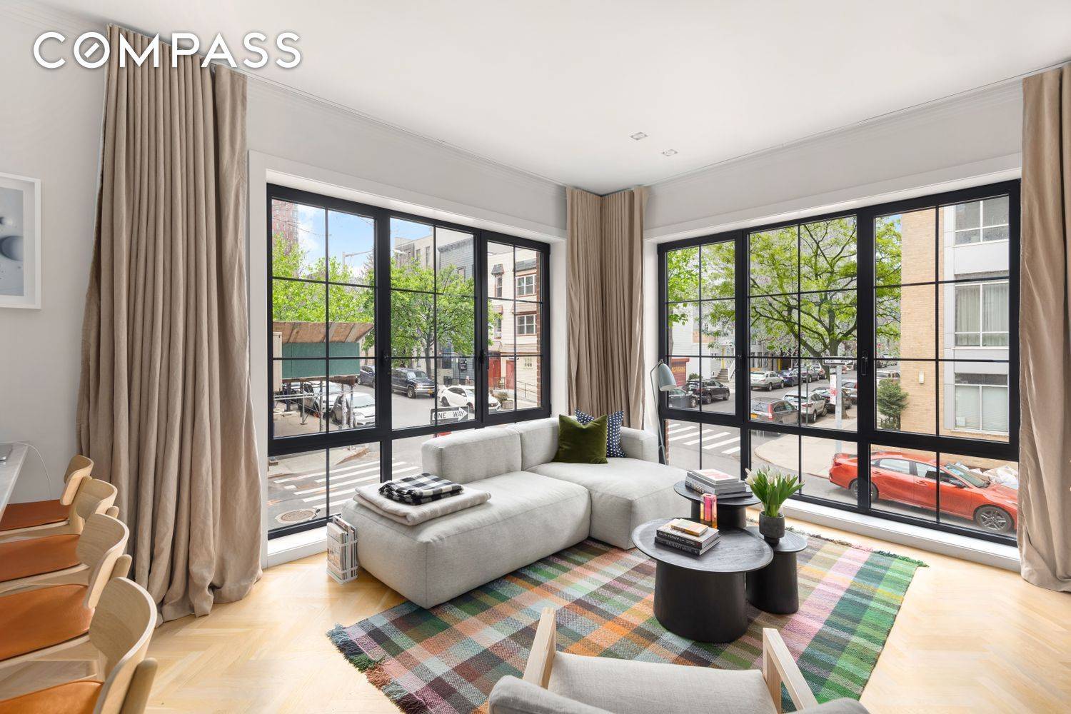 Welcome home to this natural light filled corner unit.