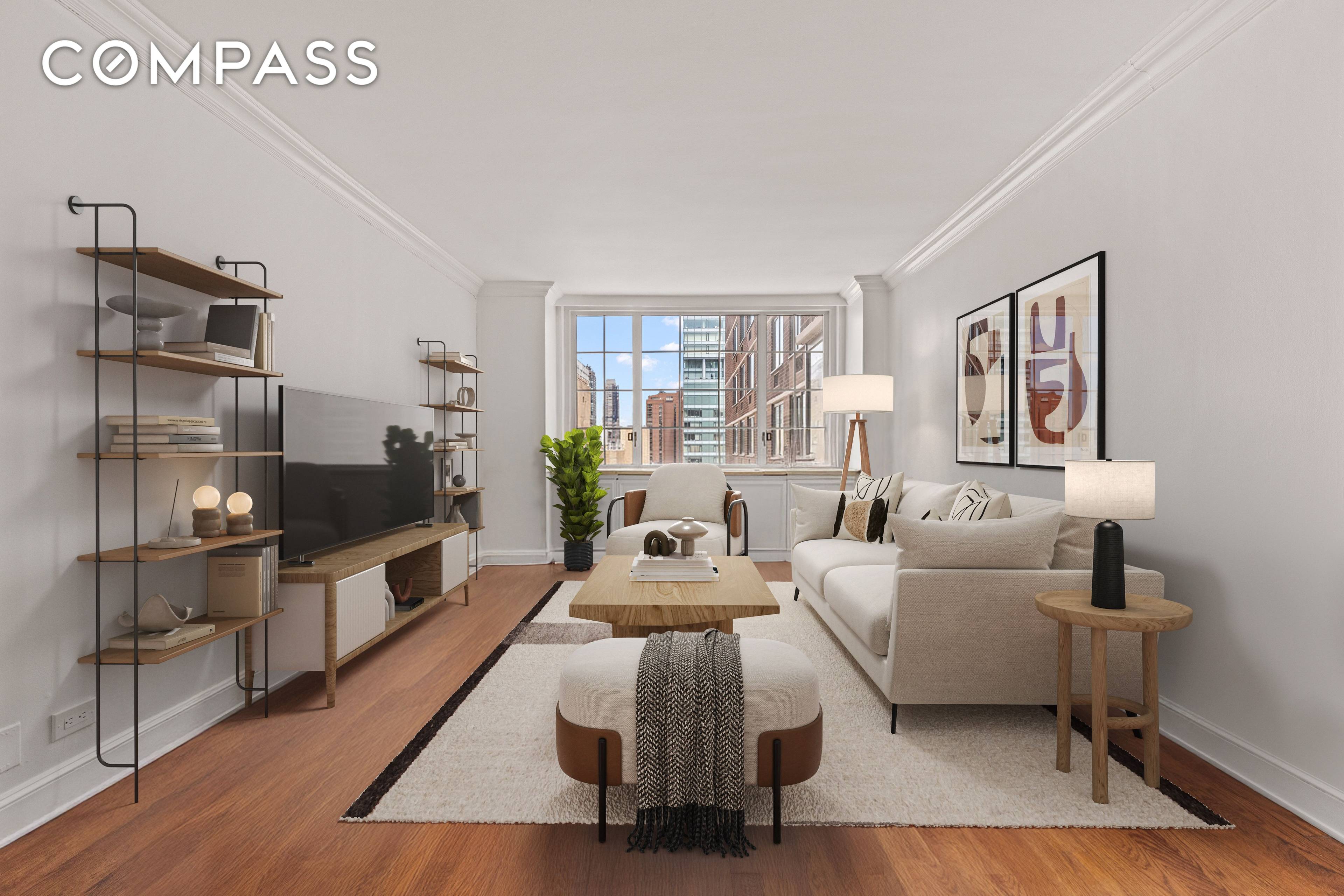 Welcome to Residence 25ST, a rare and pristine corner two bedroom, two bathroom home, move in ready and bathed in natural light.