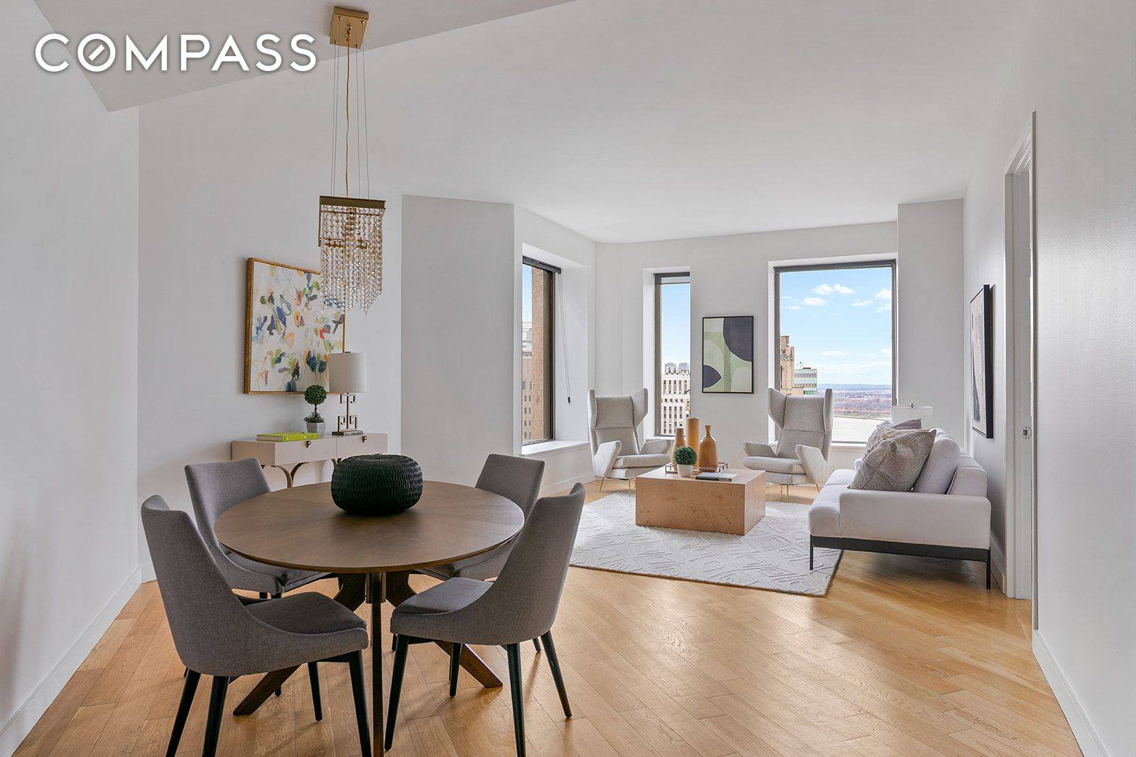 Residence 36F at 75 Wall Street is prime FiDi luxury at its finest a sprawling, high floor two bedroom plus queen sized office space, allowing the home to fully function ...
