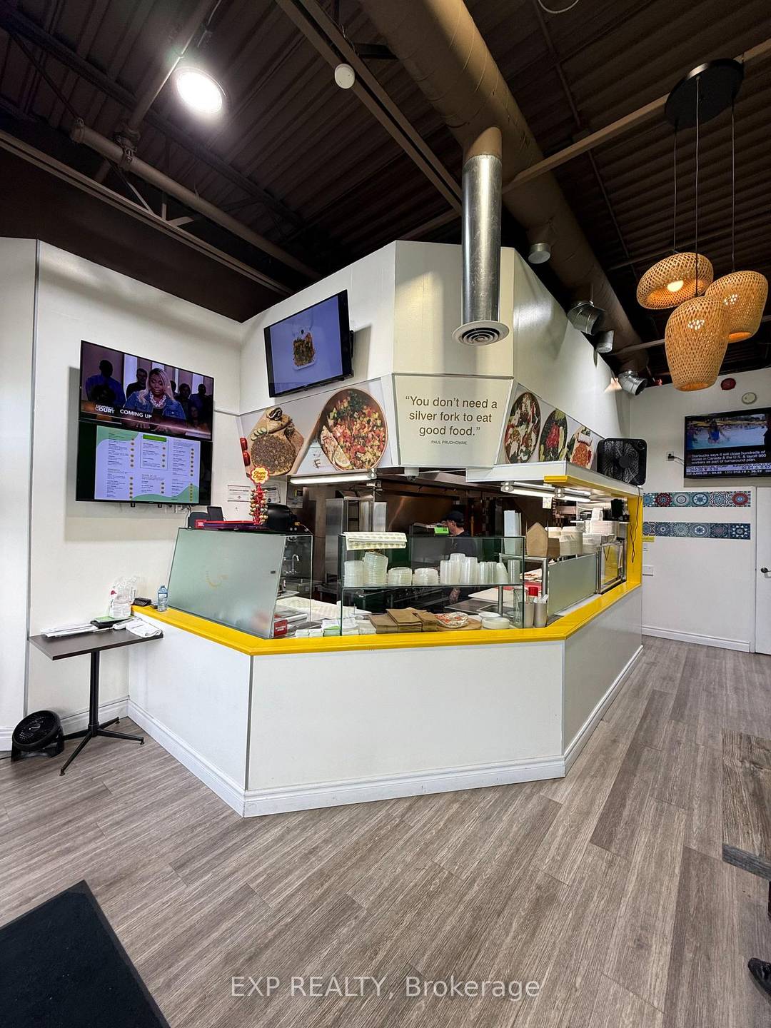 Exceptional opportunity to take over a turnkey Shawarma Mediterranean restaurant in a prime location.