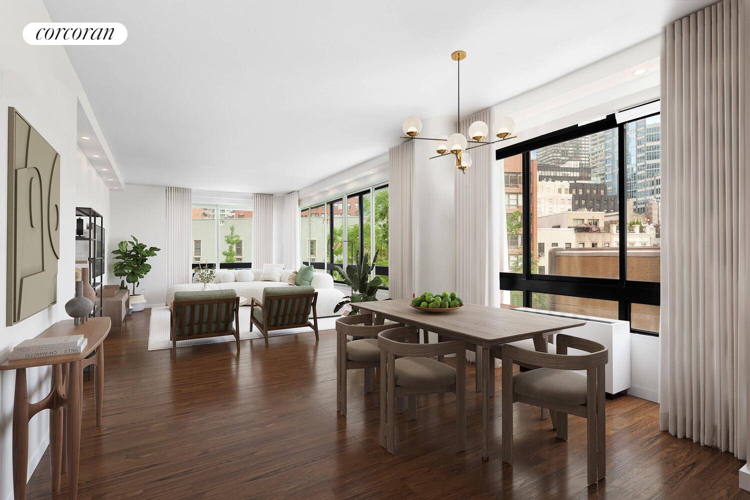 Welcome to 167 East 61st Street, Unit 5B a spacious and modern 1 bedroom, 1.