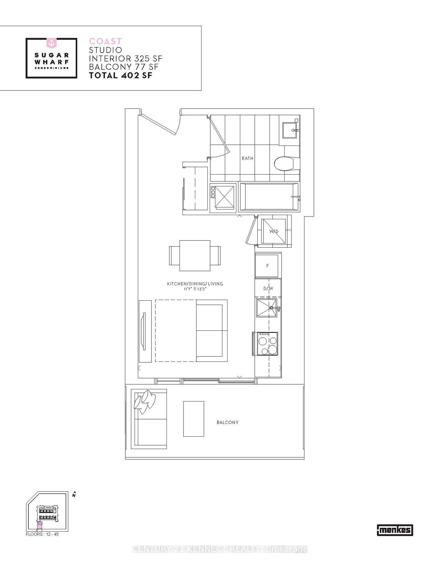 Sugar Wharf Condos In Toronto's Waterfront, Queens Quay E By Menkes Developments.