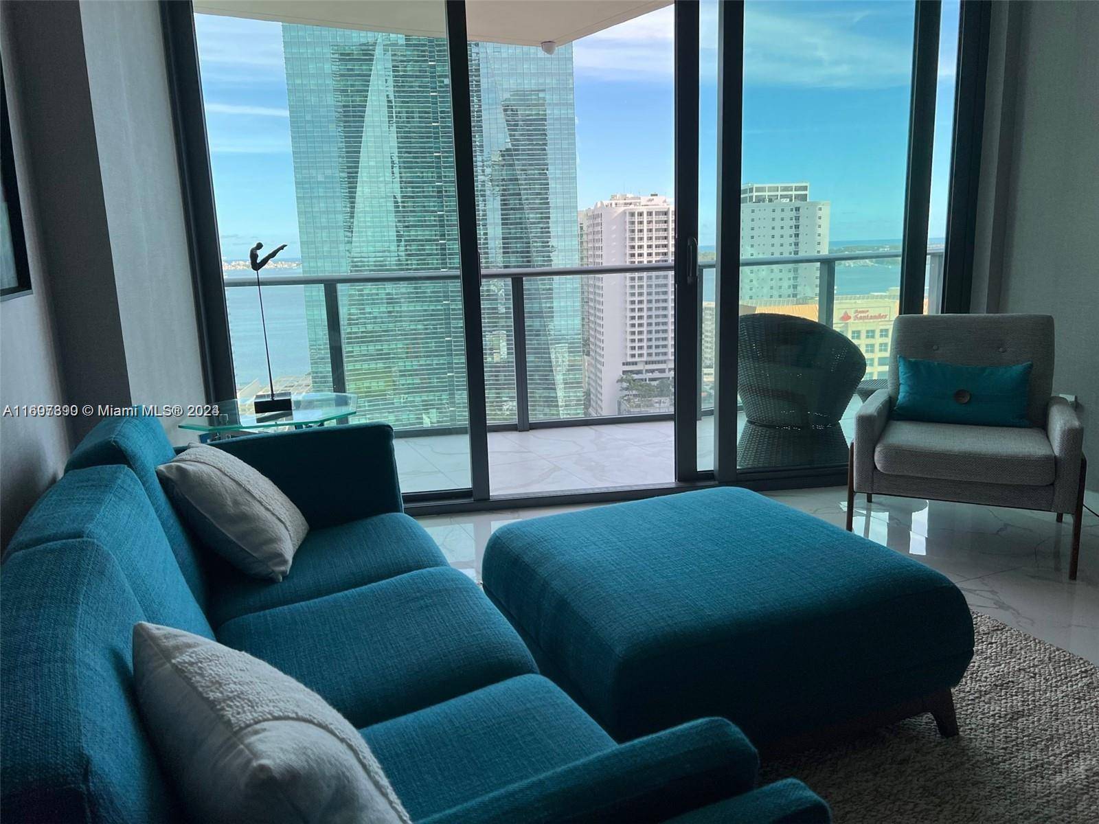 Tastefully fully furnished, Turn key 1 bedroom DEN condo at heart of Brickell.