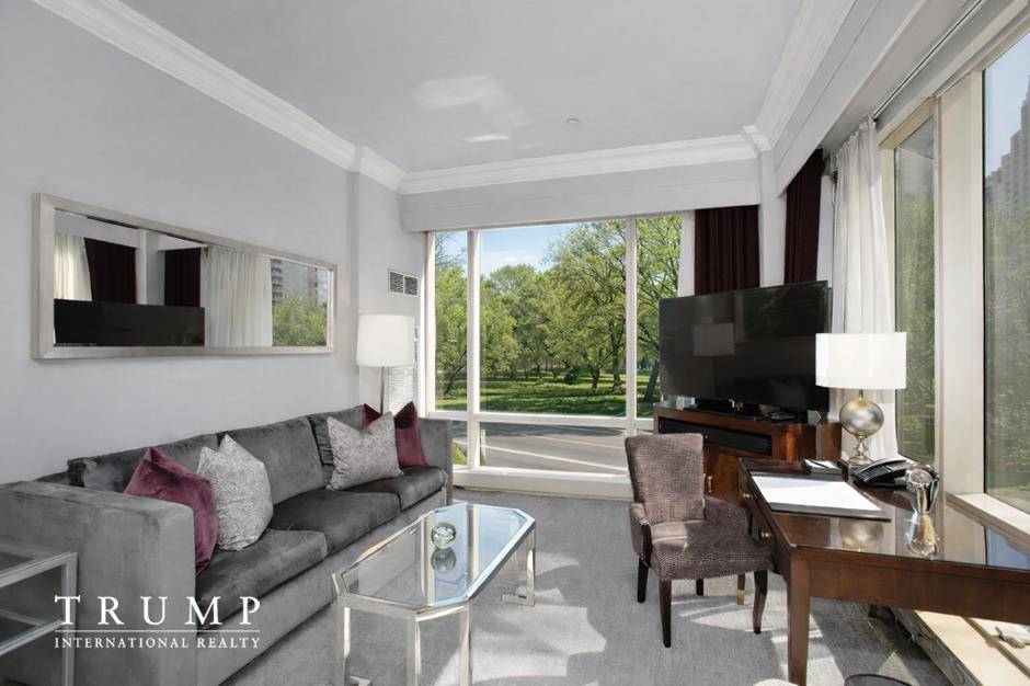 Beautiful 1 bedroom 1. 5 bathroom hotel condominium corner unit at Trump International Hotel offering a flexible owner use policy.