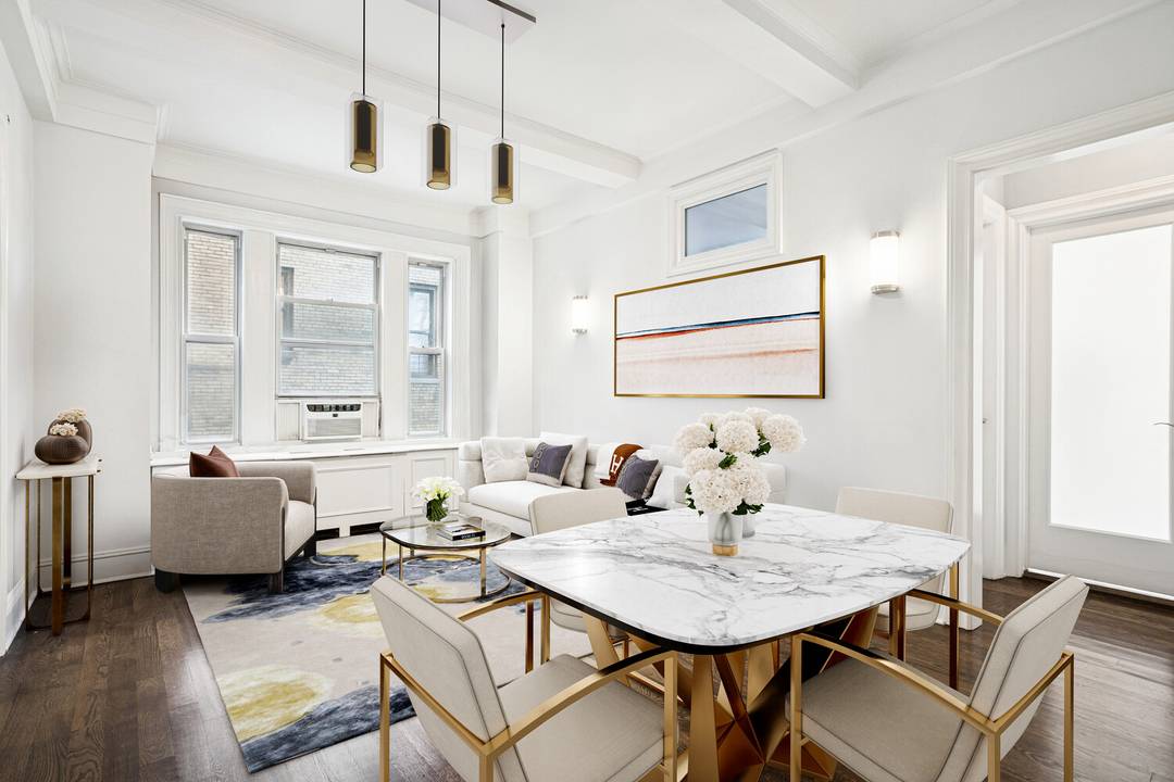 Charming and thoughtfully renovated 1 bedroom, 1 bath pre war home in a boutique Upper West Side cooperative.