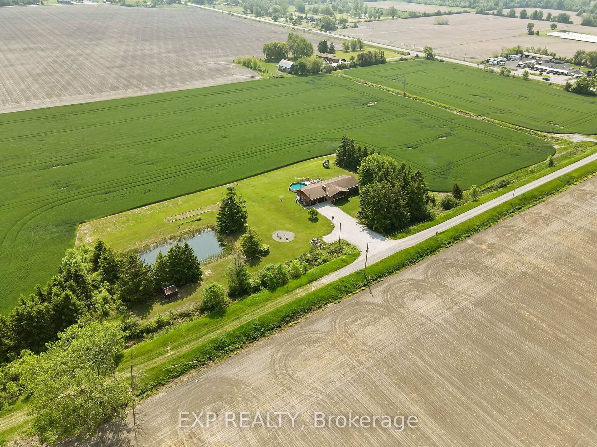 1. 6 ACRE LOT WITH A POND !