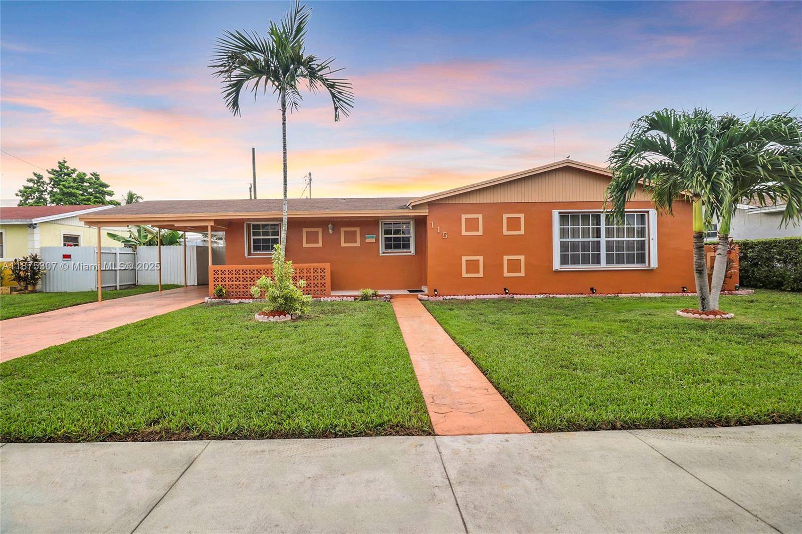 Welcome to this beautifully maintained home in the heart of Miami Gardens !
