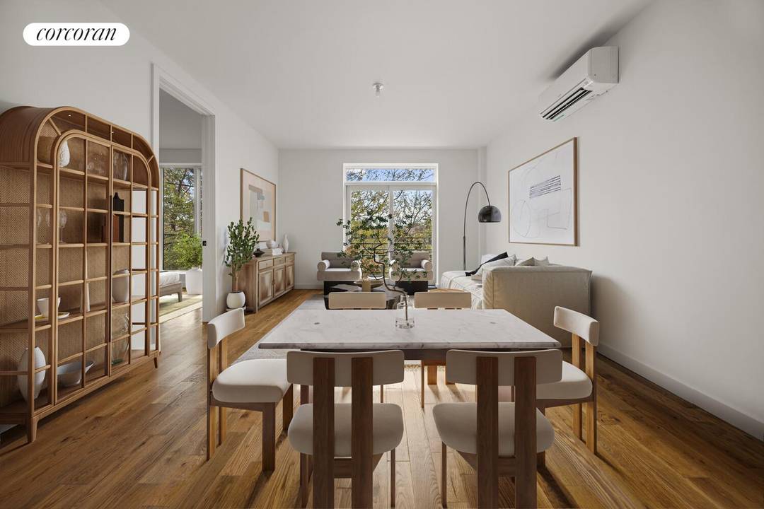 Residence 4B at 88 Marion Street, a stunning duplex penthouse offering 1, 010 square feet of thoughtfully designed interiors and two levels of private outdoor living.