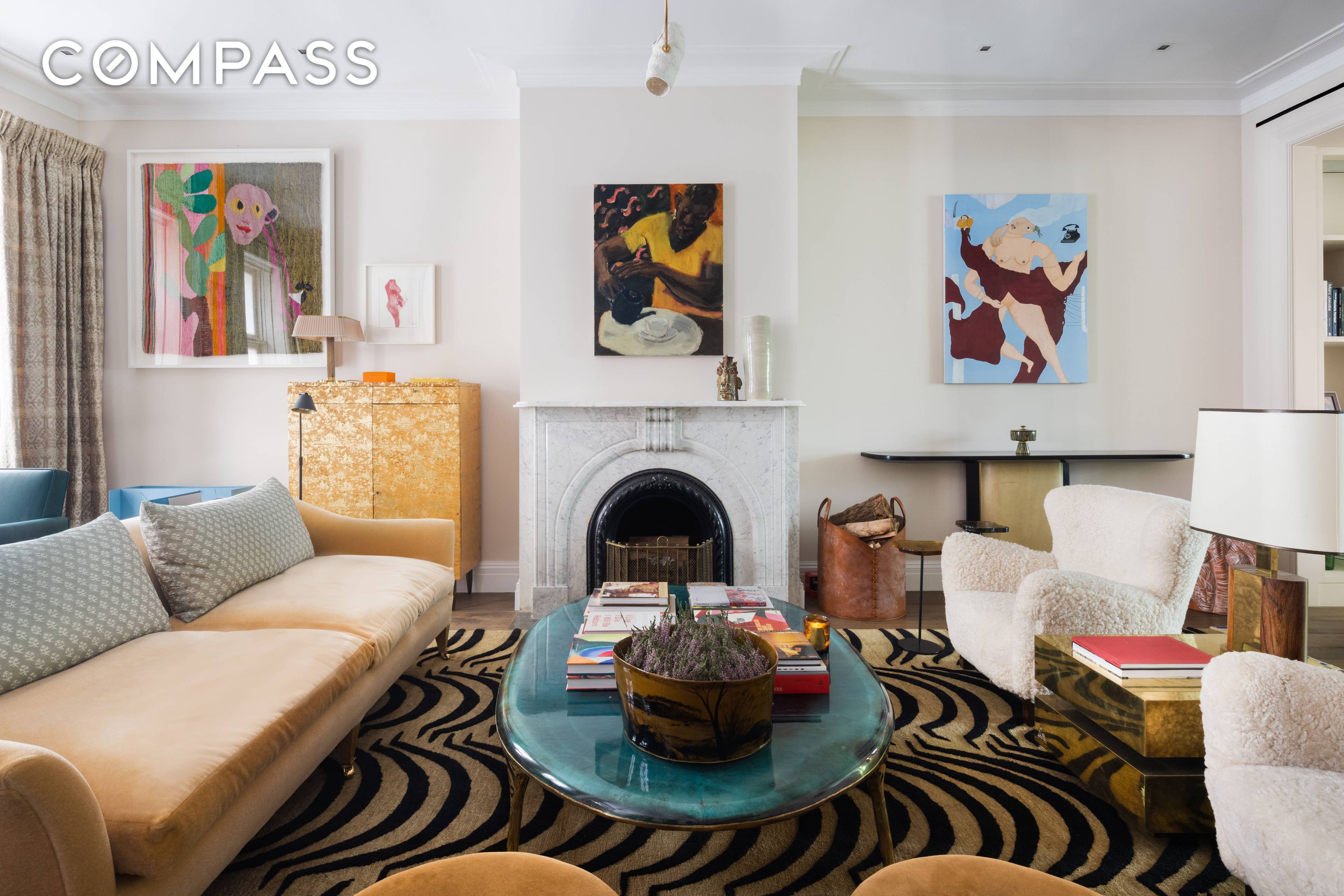 This perfectly scaled and crafted Steven Harris designed townhouse is located on arguably the most desirable of all West Village cobbled streets not too far West or East.