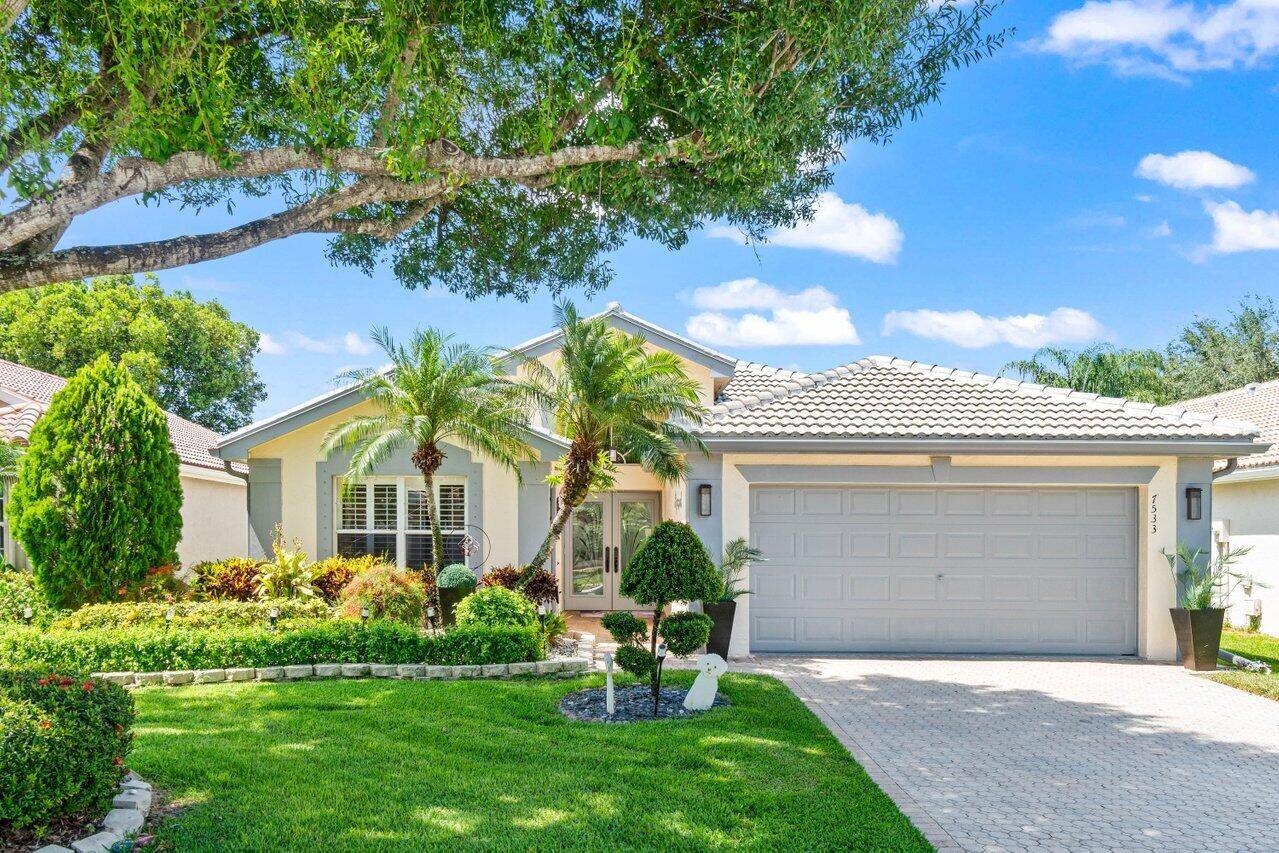 Welcome to 7533 Sagunto Street, an elegant and meticulously maintained home in the highly desirable Valencia Lakes community of Boynton Beach, where resort style living meets everyday comfort.