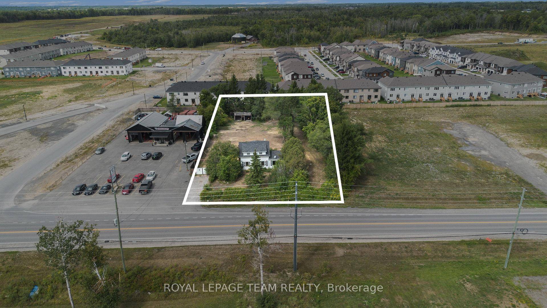 Development Potential. This property is subject to a zoning change to commercial designation.