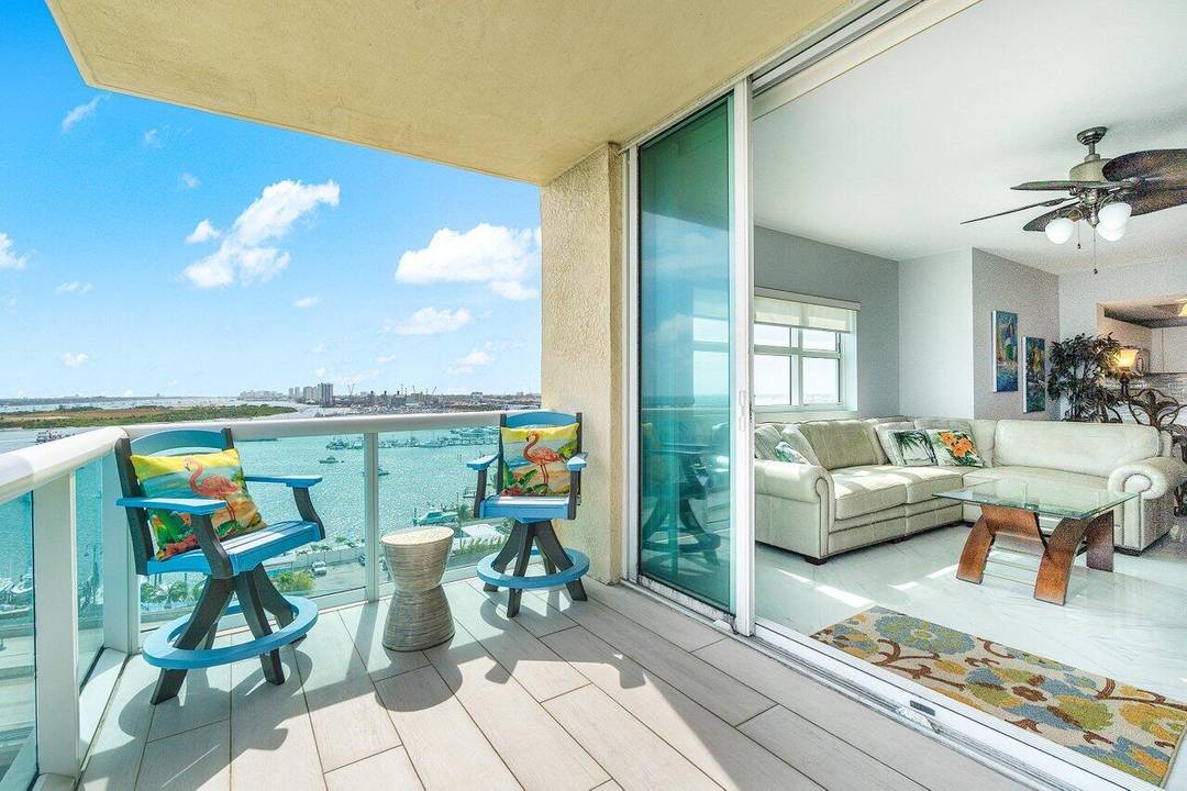 Amazing panoramic views from 12th floor corner unit, direct east facing Intracoastal to ocean views.