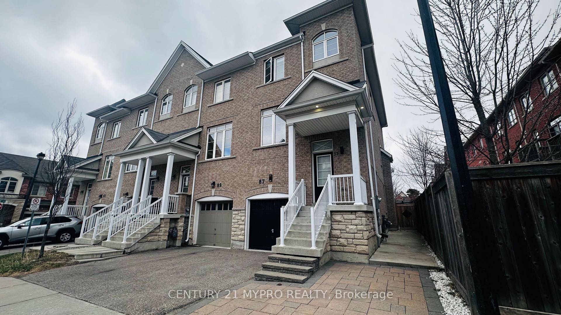 Gorgeous 3 1 Bedrooms 3 Car Parking, Sought After End Unit With Walk Out !