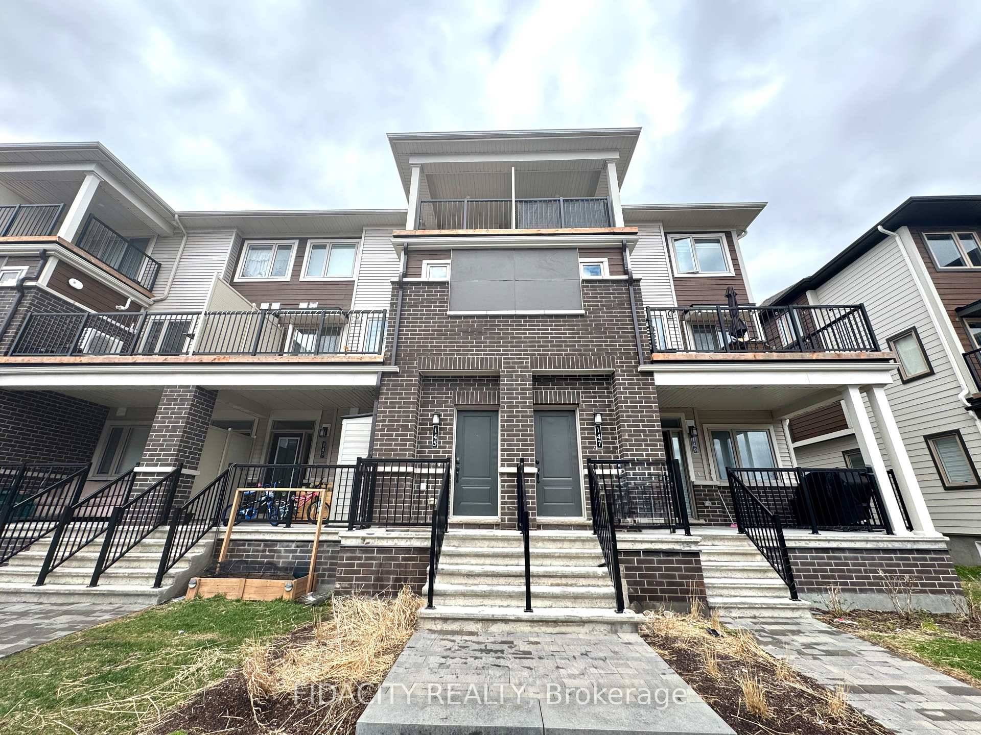 Mattamy stacked town at the beautiful Promenade community in Barrhaven.