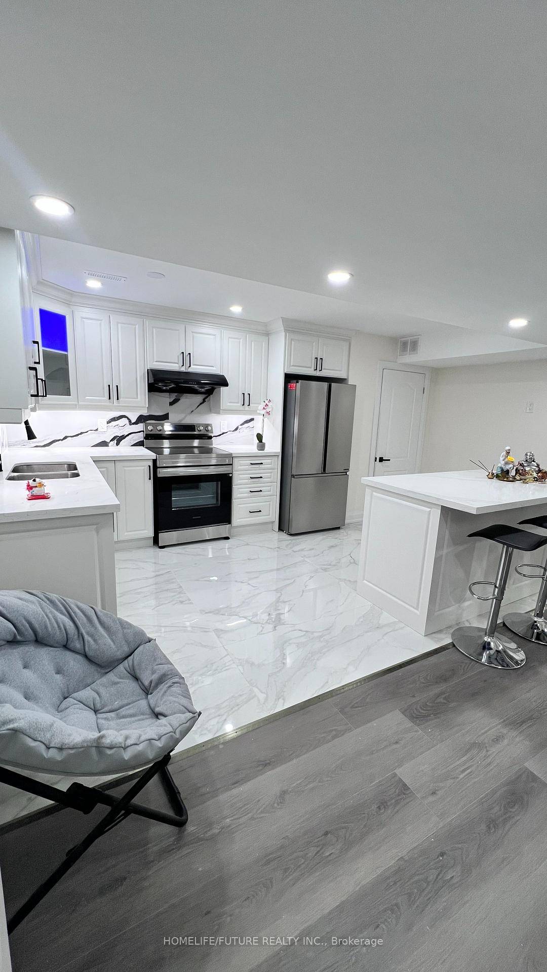 Very Nice And Luxurious Finished 2 Bedroom Basement Apartment For Rent Anytime.