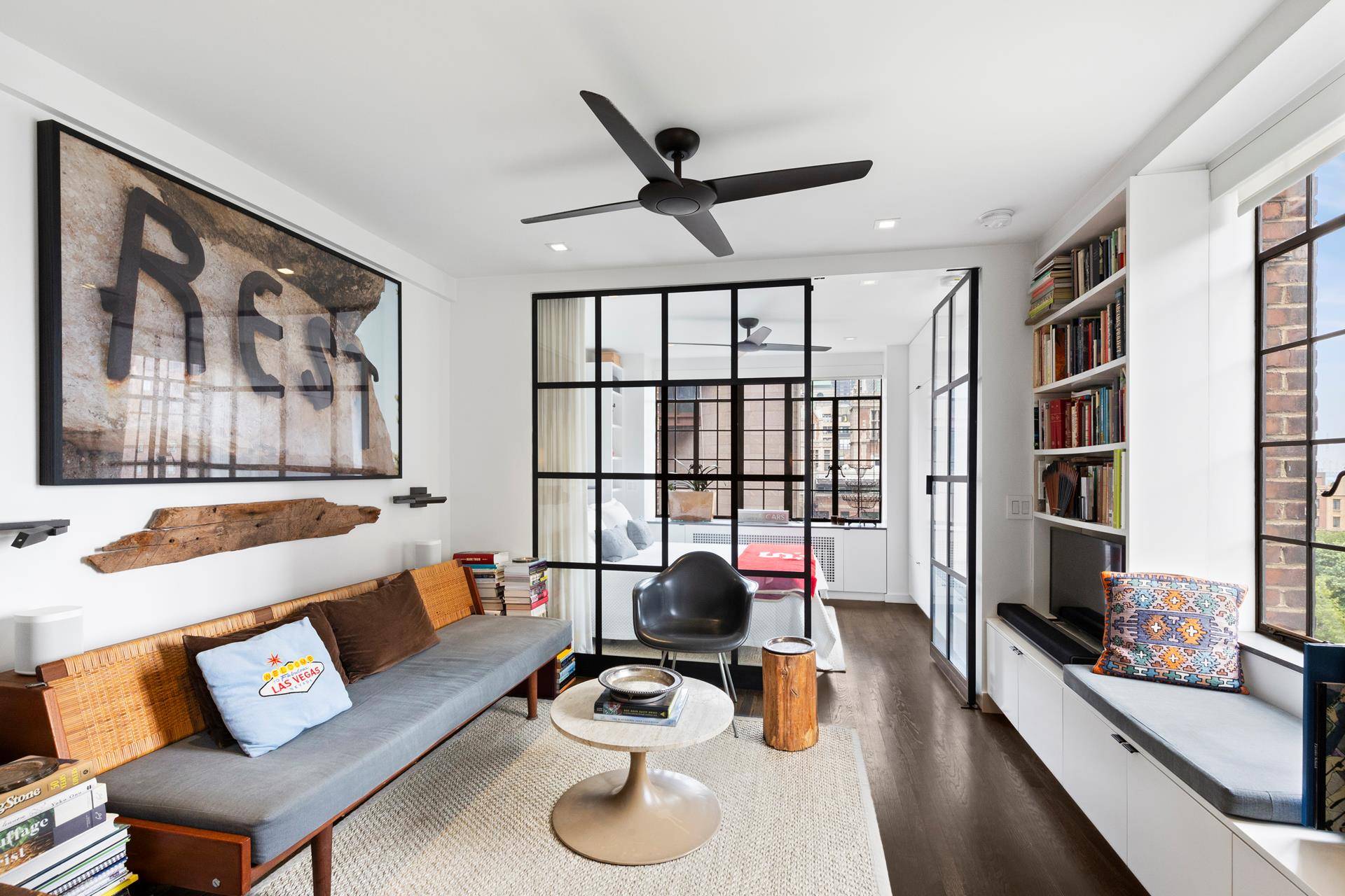 Drenched in sunlight and renovated to perfection, this corner 1 bedroom apartment features a designer kitchen and bath in a pet friendly, full service building.