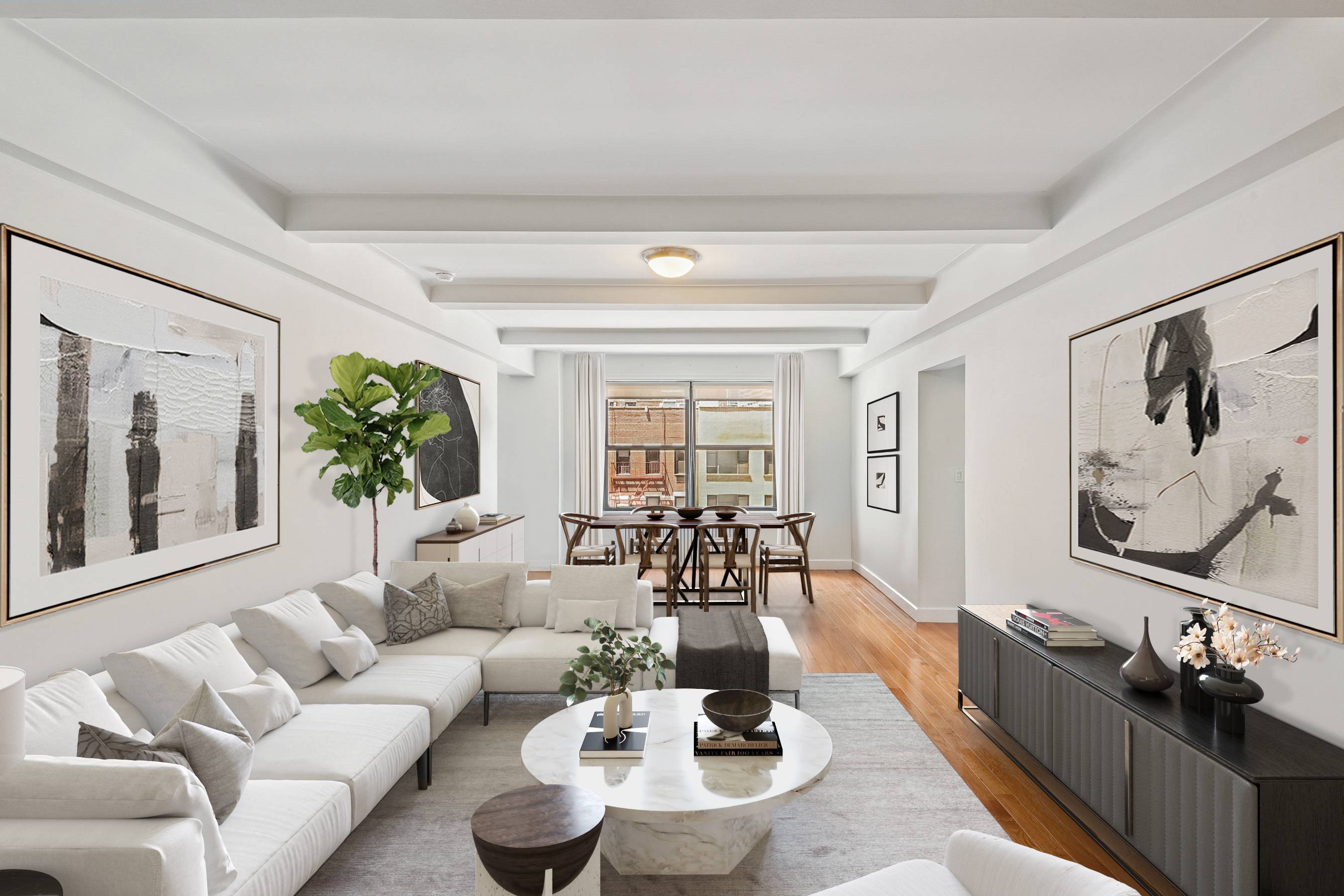 Sutton Place 1 bedroom spacious apt Pre war beamed ceilings !