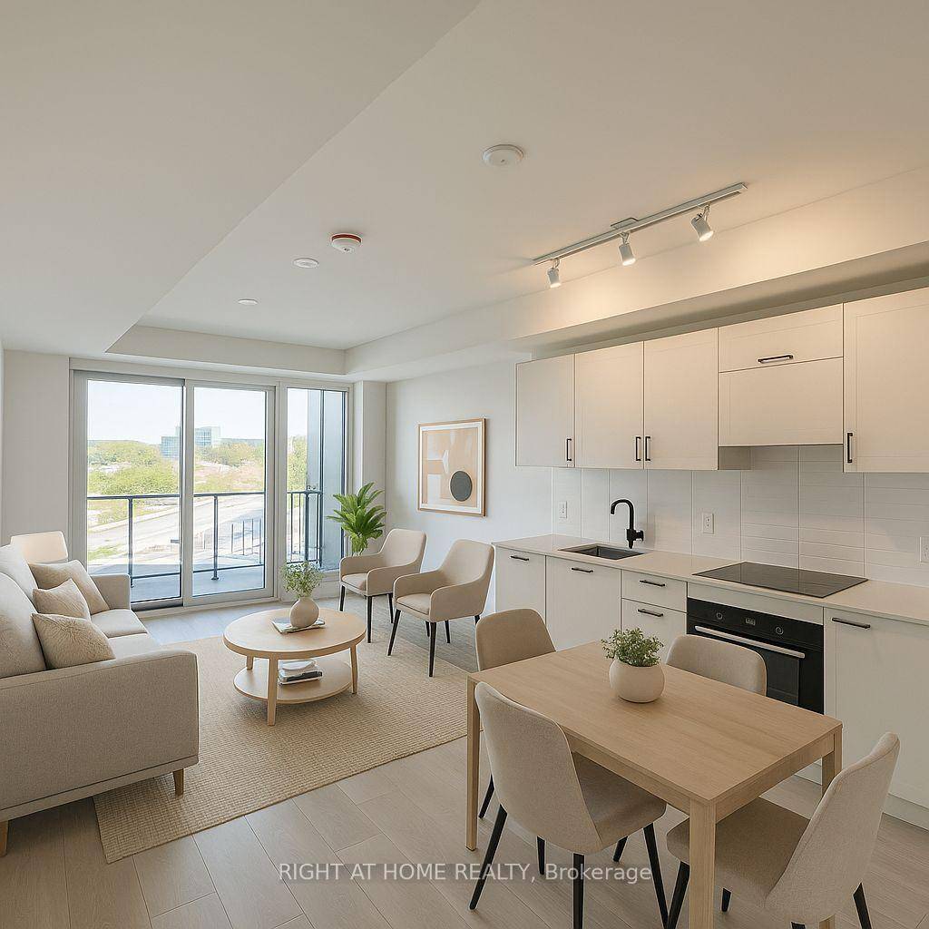 Step into 1 Kyle Lowry Rd Unit 414 at Crest at Crosstown a brand new, never lived in 2 bedroom, 2 bathroom suite with 758 sq.