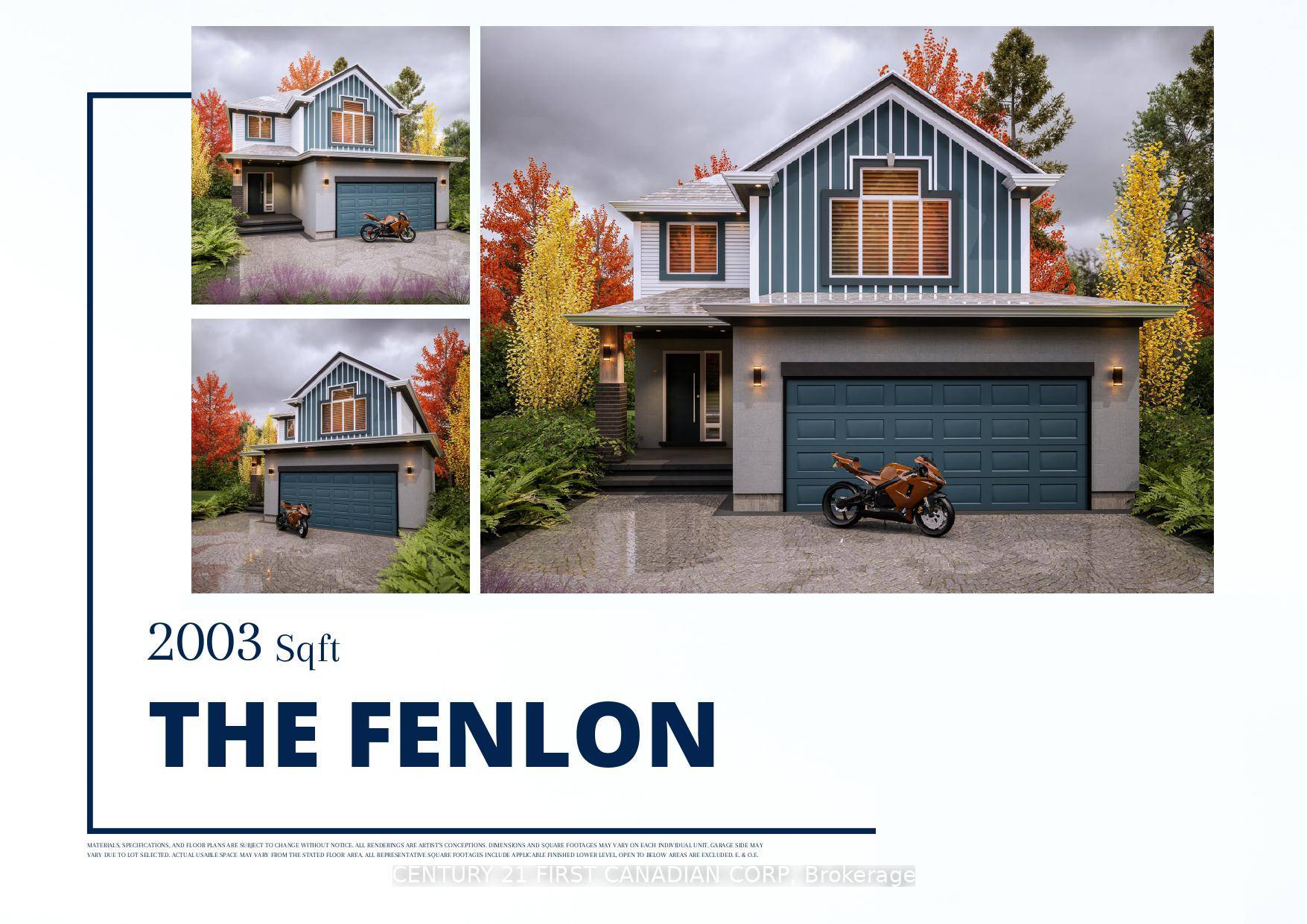 TO BE BUILT. Welcome to the FENLON model by Vranic Homes.