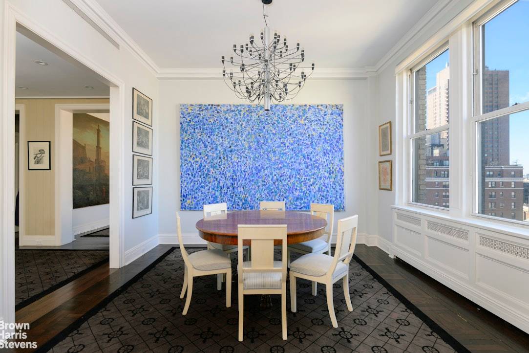 Perched high above Park Avenue at the apex of Carnegie Hill, this sophisticated 10 into 9 room prewar gem offers elegant living on the Upper East Side.