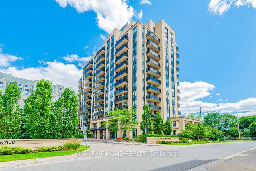 Luxurious 'Posh' Condominium, Prestigious Thornhill Neighbors, Bright Specious Corner Unit, With 9Ft Celling, 2 Balconies, Open View, Hardwood Throughout The Unit, Beautiful Layout.