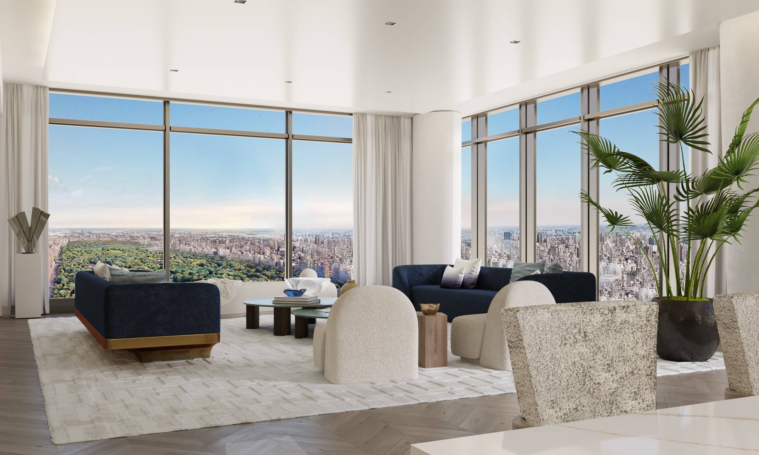 Residence 122 at Central Park Tower is an extraordinary full floor residence offering a perfect balance of space, privacy, dramatic views, and design.