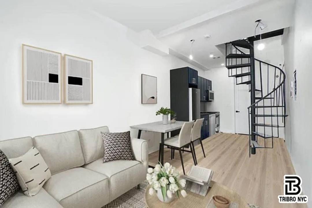 Next Level Williamsburg Living Designer 1BR 1BA 2 Floor apartment with a Roof Deck shared with 1 more unit This isn't just a 1 bedroom it's a duplex sanctuary with ...