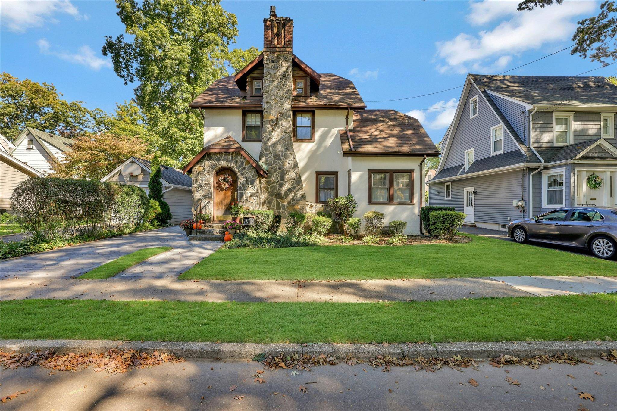 This Gorgeous Tudor Colonial Is Ideally Located In The West End Of Floral Park Village Full of timeless charm and rich architectural details, this home offers a warm and inviting ...