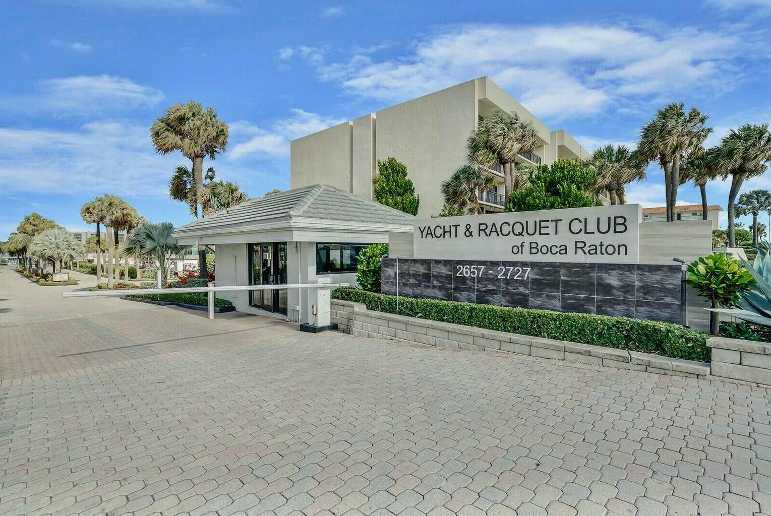 Available for seasonal or annual rental, beginning May 1 G305, a 2BR 2BA condo in the Yacht Racquet Club of Boca Raton's marina facing ''G'' Building.