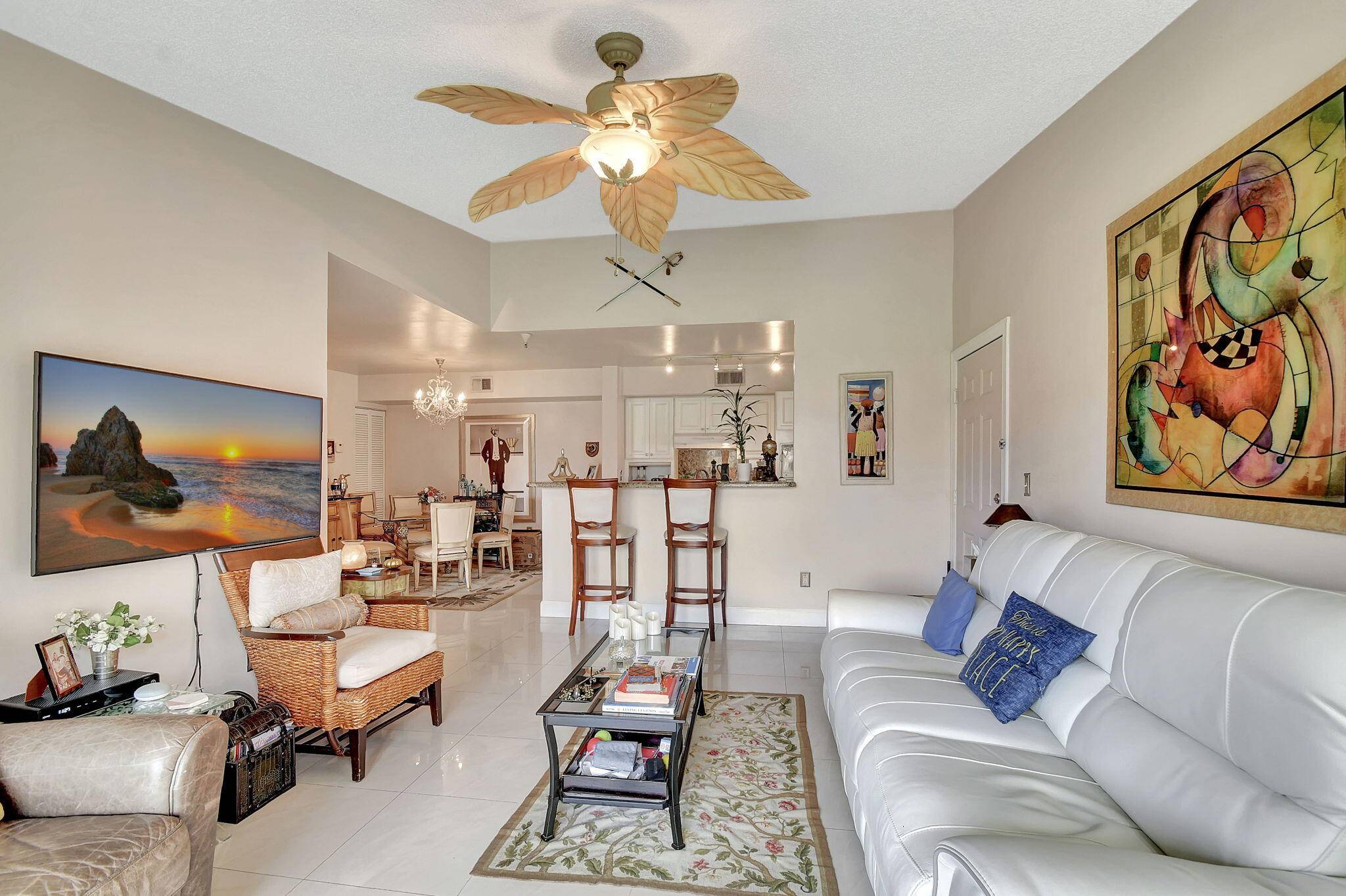 Enjoy this updated 2nd floor corner condo unit, with osmosis water system, adorable kitchen with nice appliances comes with a basic cable, gated, best view from the balcony, overlooking the ...