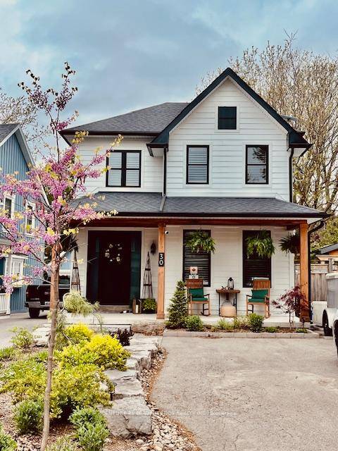 Welcome to 30 Victoria Street a stunning custom built modern farmhouse nestled in the heart of downtown historic Stouffville.