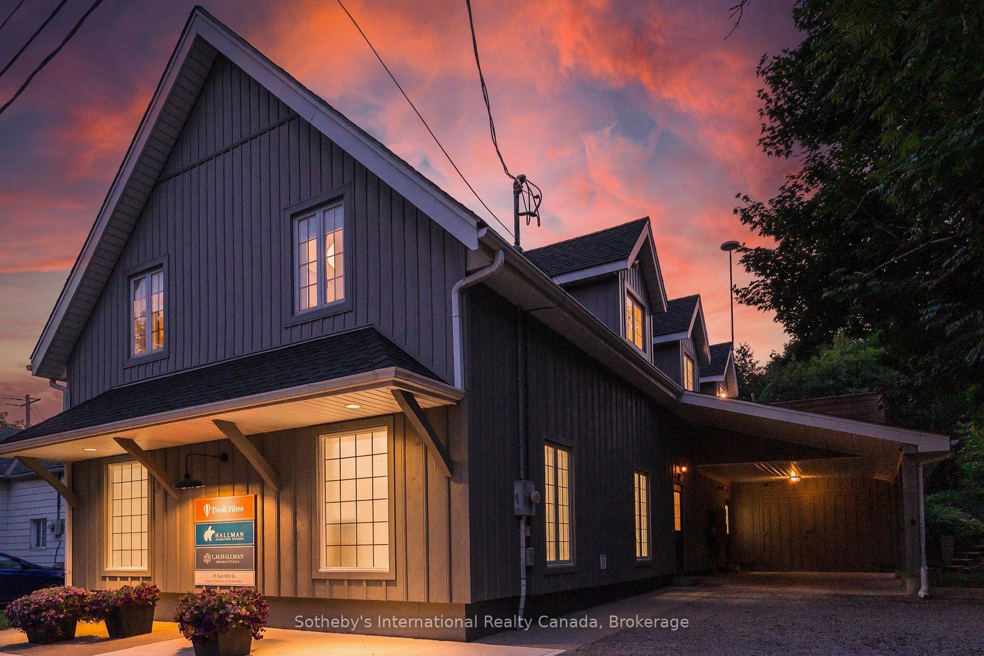 Welcome to 18 East Mill Street, a rare opportunity to live and work in one of Ontario's most charming villages.
