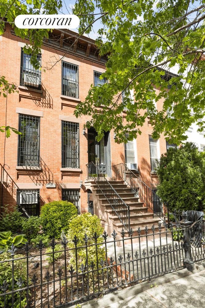Bring your architect and contractor to this Federal Brick Bed Stuy Two family home.