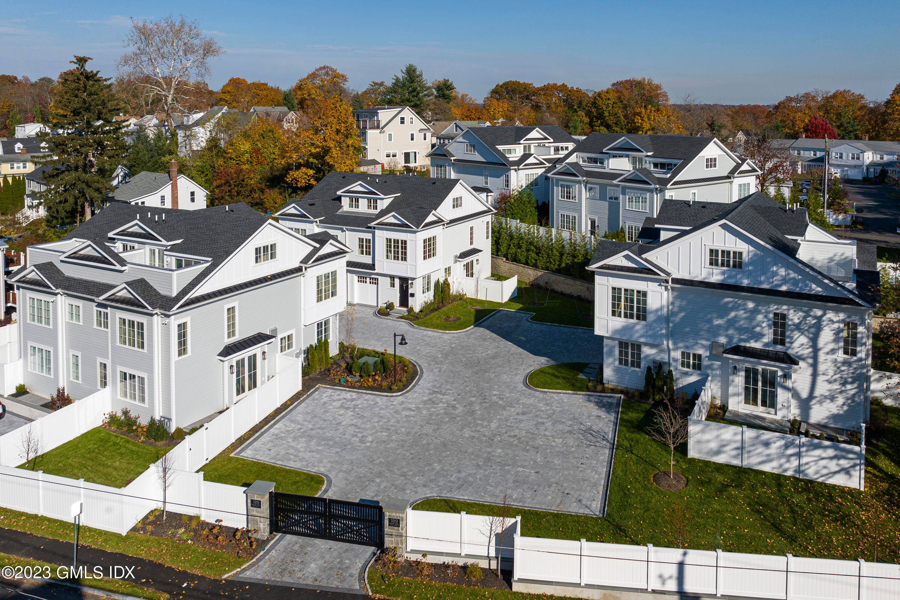 2023's NEW CONSTRUCTION Luxury townhome in private gated community in the heart of downtown Greenwich.