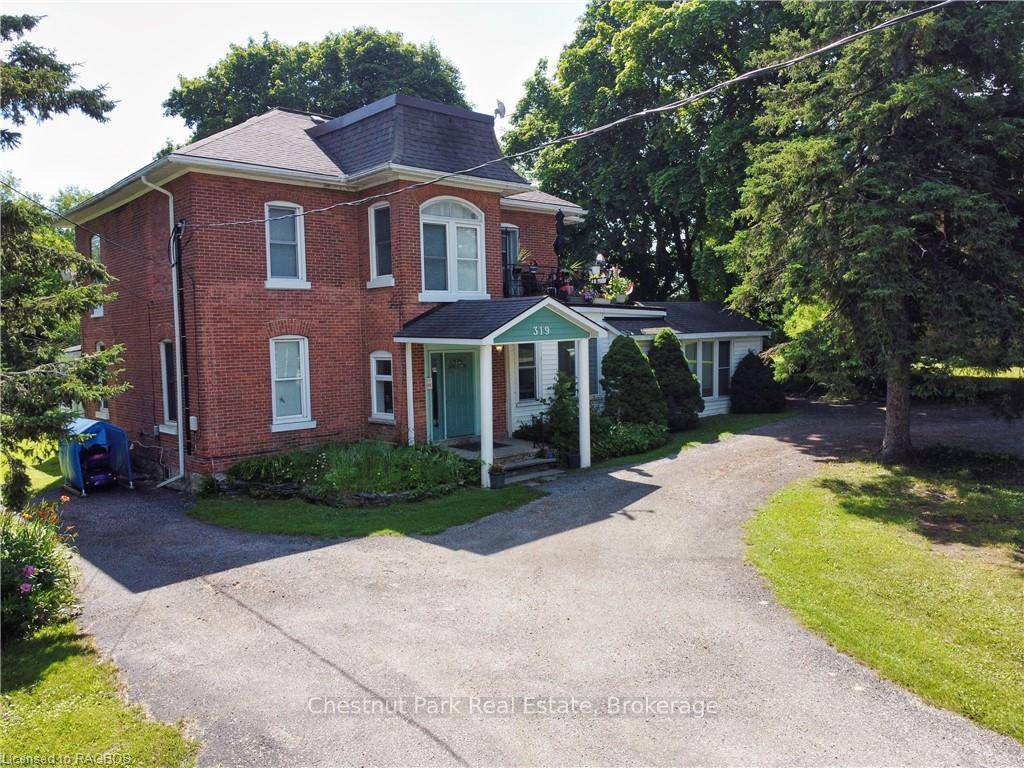 Solid Brick two storey style 6 plex with a large lot, located in the downtown core of Wiarton, within walking distance to the Foodland, Tim Hortons, Hospital, Post Office, and ...