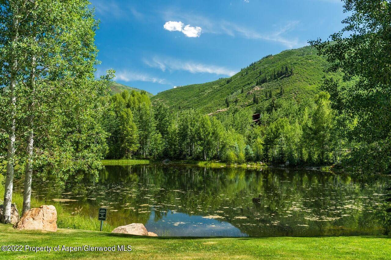 Totally renovated, this beautiful, contemporary 4 BR, 4 bath town home is nestled lake side in a peaceful grove of Aspen trees.