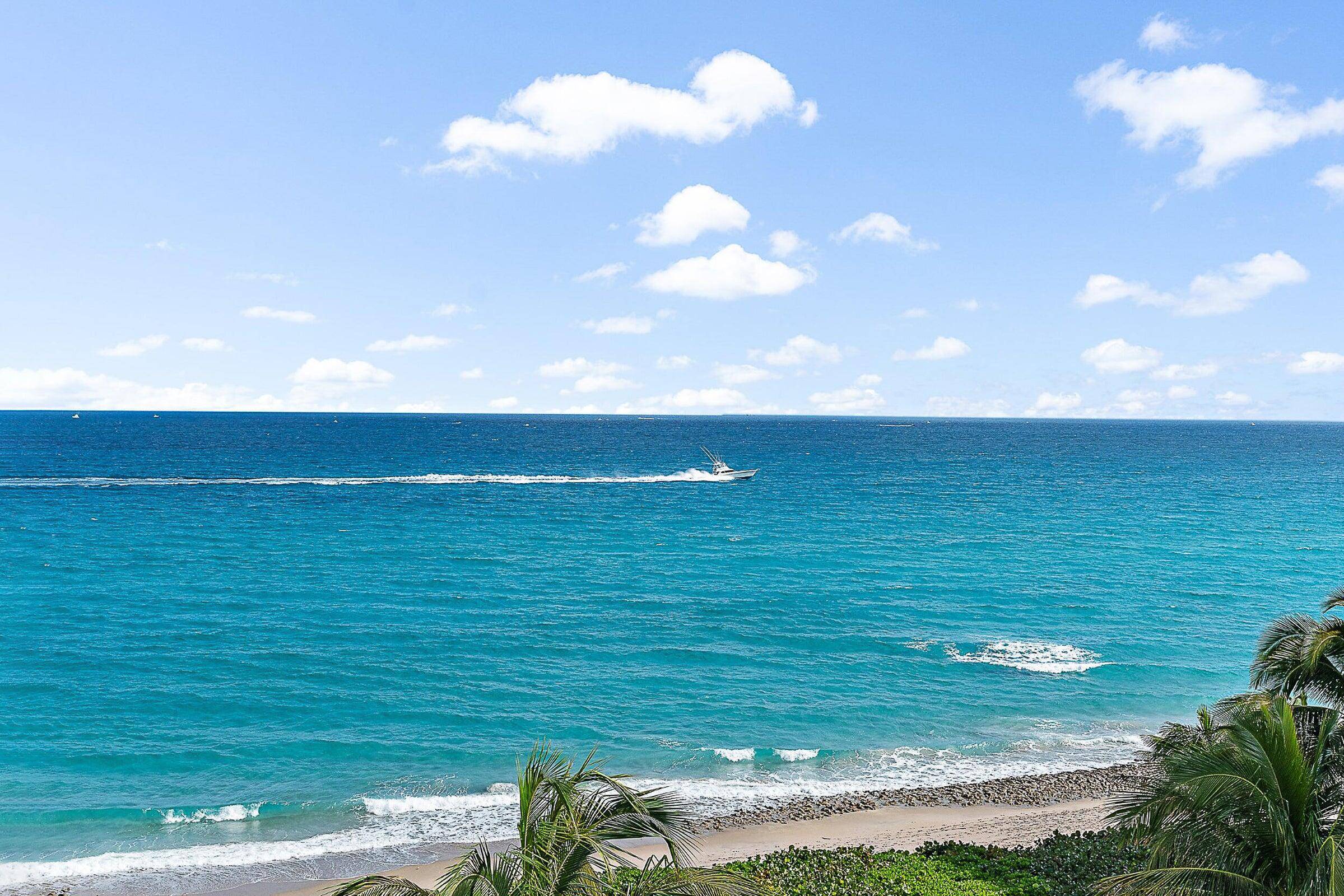 Rarely offered 3 bedroom, 3 bath residence with unobstructed ocean and Intracoastal views from all three of your expansive balconies, just perfect for enjoying all that this direct oceanfront lifestyle ...