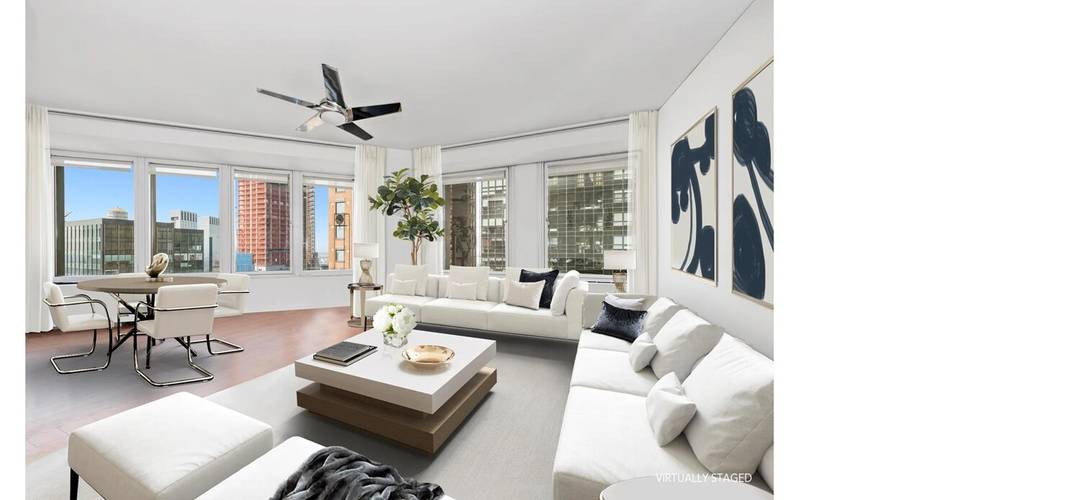 2 BEDROOMS 2. 5 BATHS on a high floor with open views Located in the famous Cityspire Condominium Building in Central Midtown Manhattan.