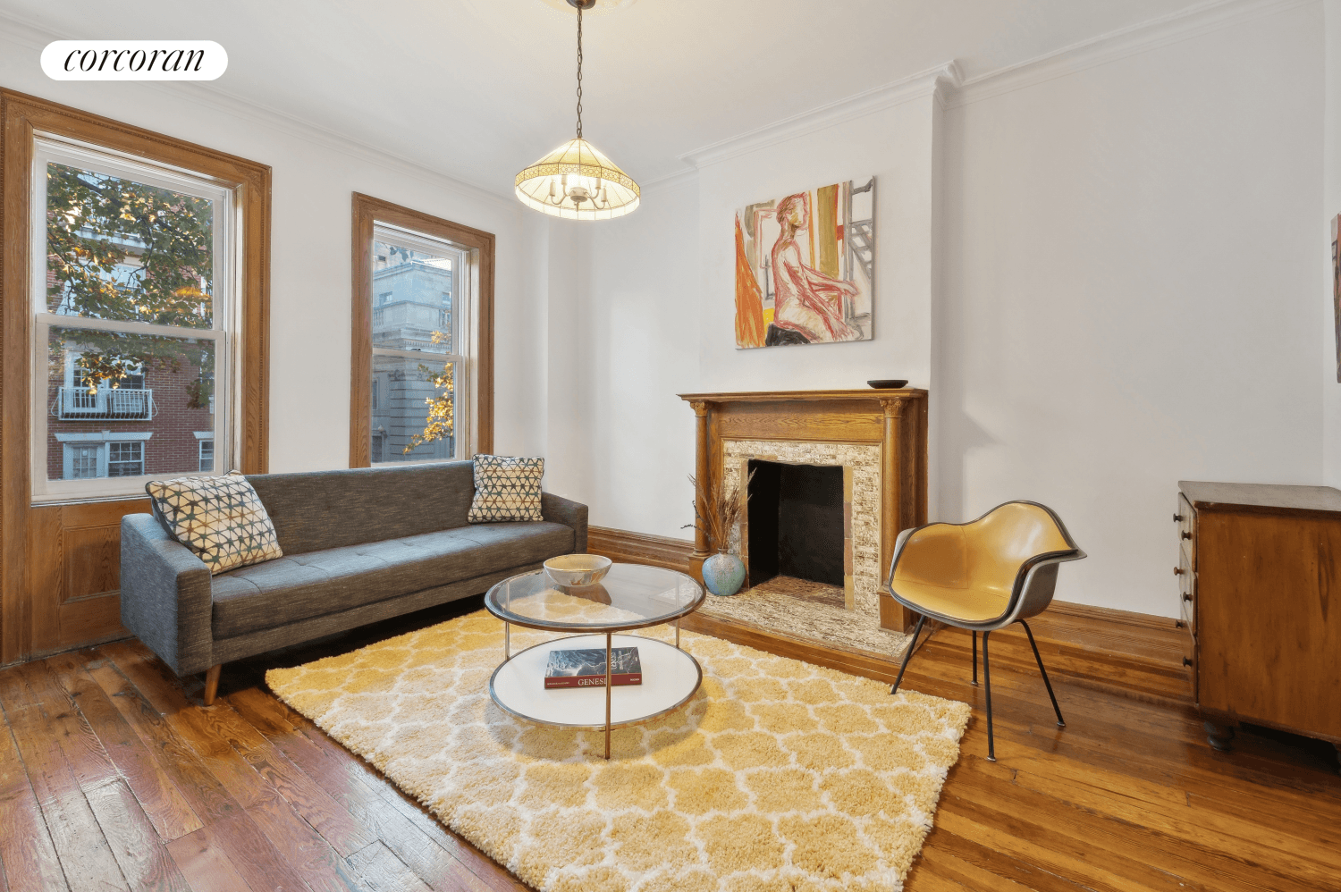 Welcome home to this lovingly cared for two family brick townhouse on a park block in the vibrant, business and artistic haven that is Sunset Park.