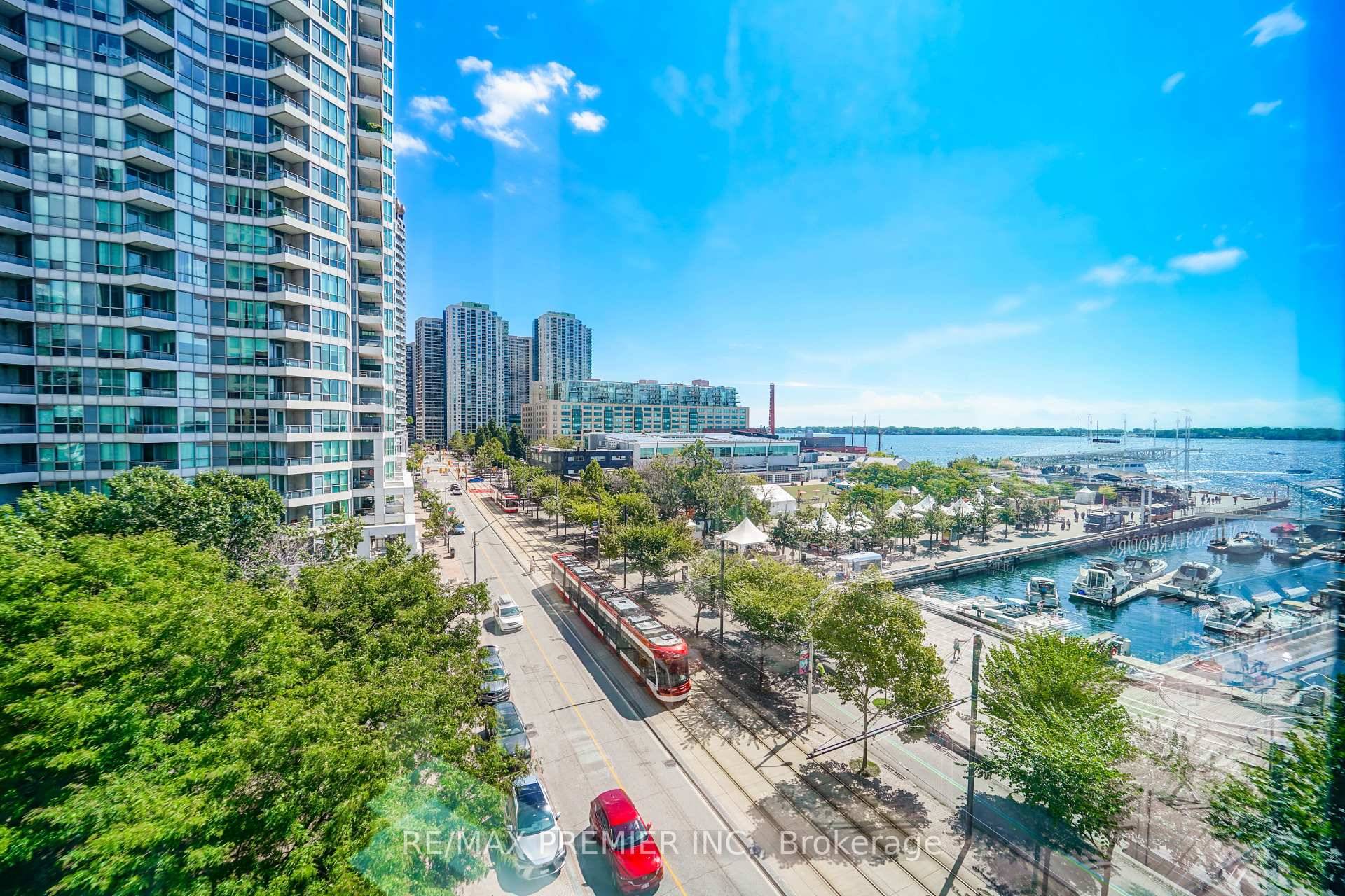 Welcome to this tastefully furnished 825 sq feet condo with a breath taking view of Toronto's waterfront, enabling unobstructed south views from every room.