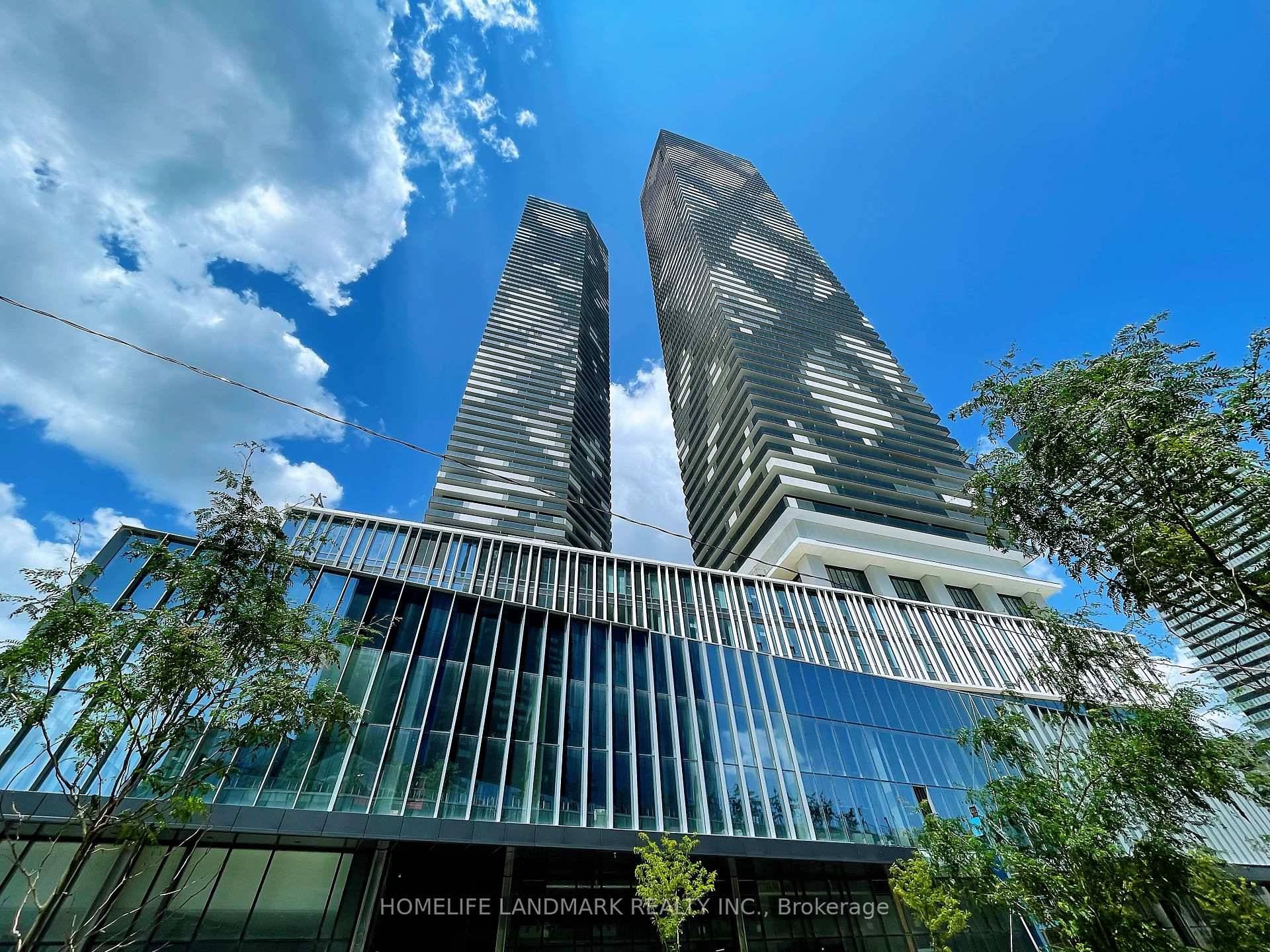 1 Bedroom 1 Large Den Unit with Rare 11 Feet High Ceiling on the 50th Floor With Amazing Unobstructed View At Luxury Sugar Wharf Residences By Menkes.