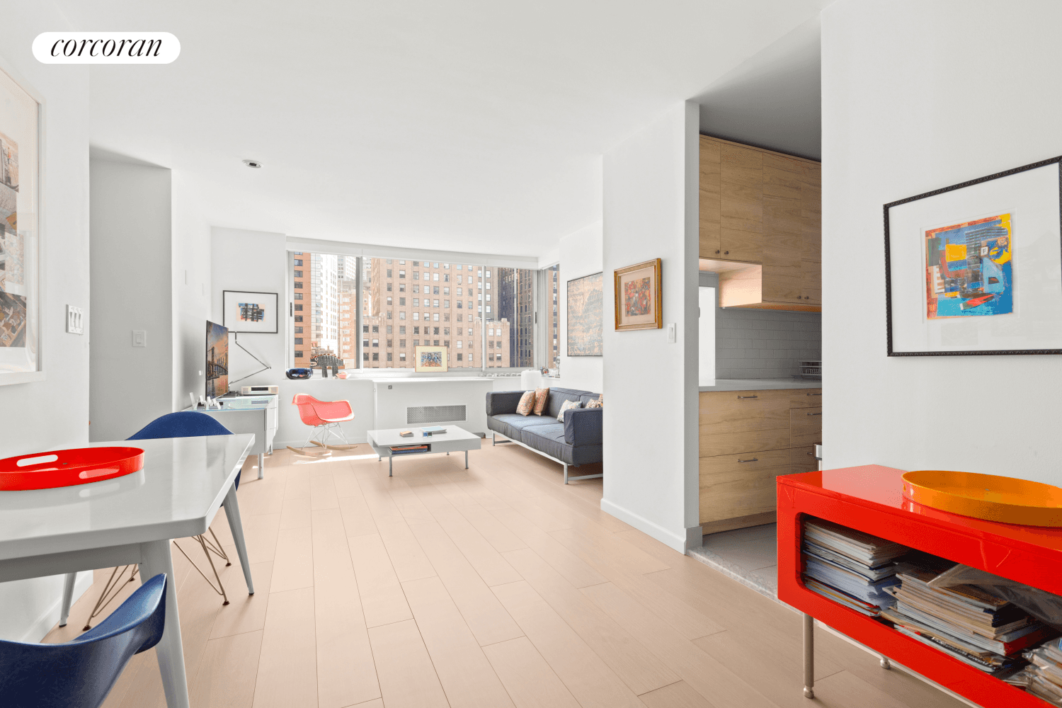 Enjoy sunlight and sophisticated design in this newly renovated two bedroom in the heart of Battery Park City.