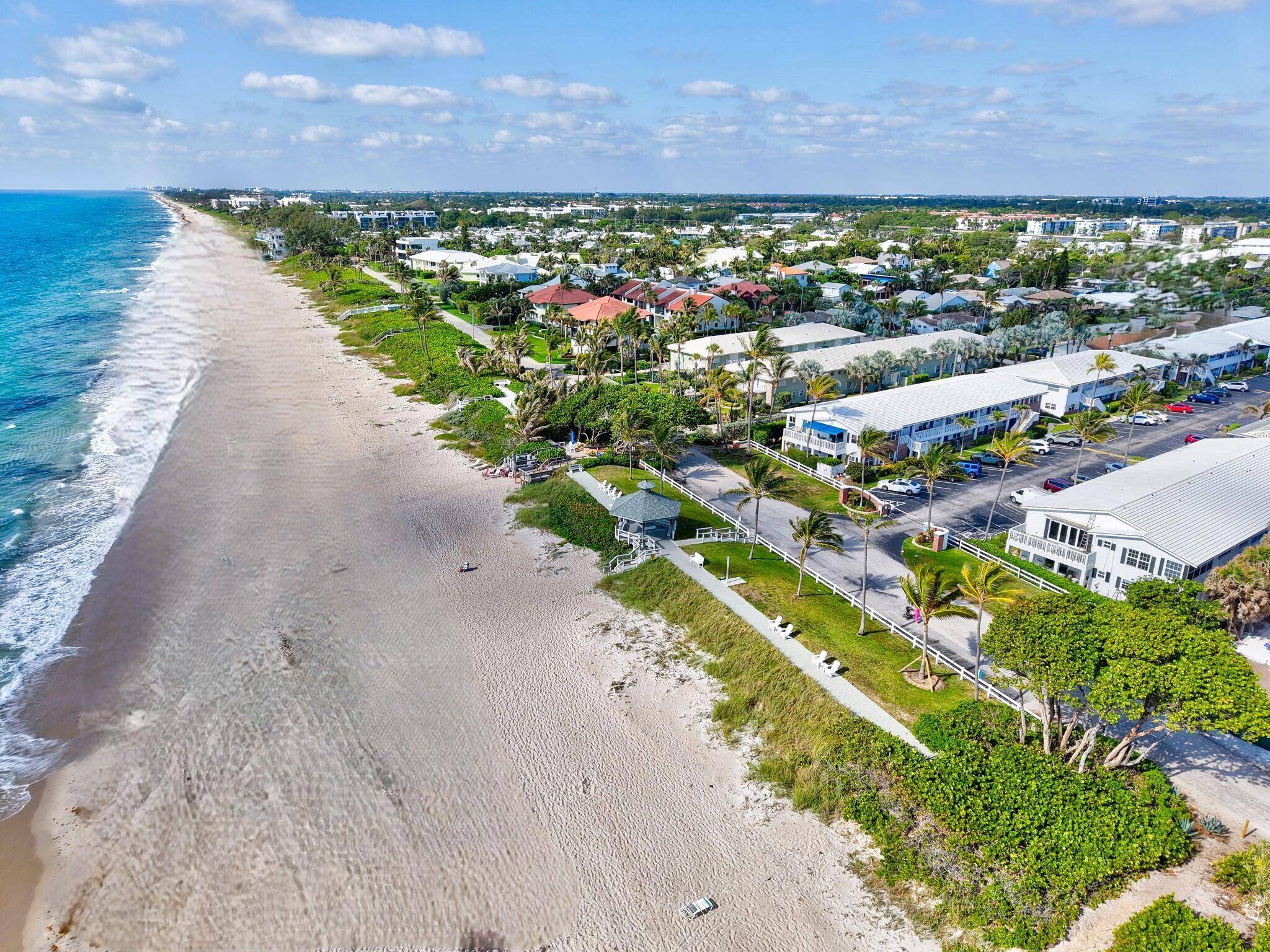 Live like you're on vacation every day in this first floor 1 bed, 1 bath unit located in a welcoming CO OP community by the ocean.