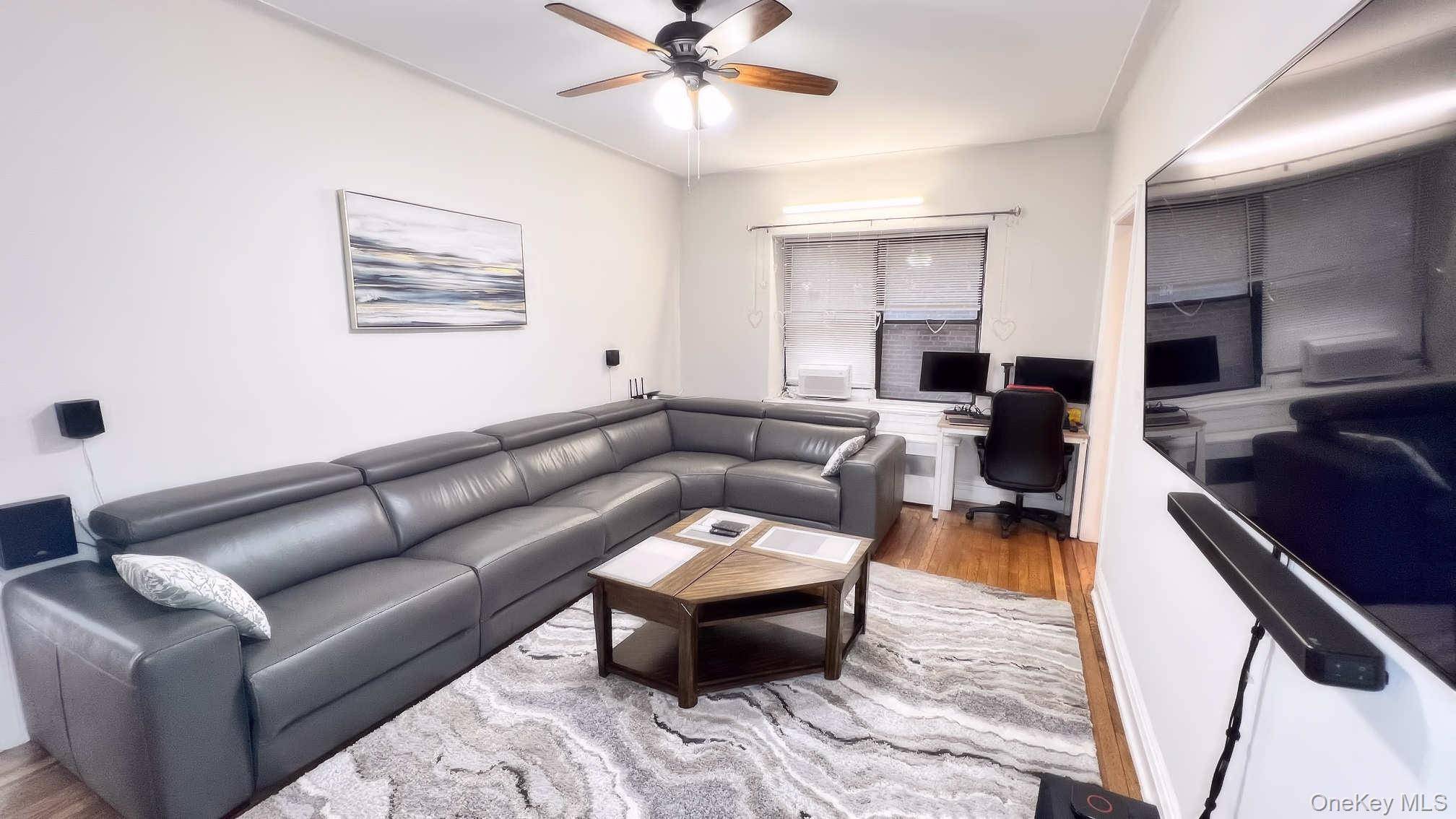 A fully renovated one bedroom apartment is available for purchase in the heart of Jackson Heights.